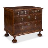 A William & Mary oyster-veneered chest late 17th century Of typical form with two short drawers over