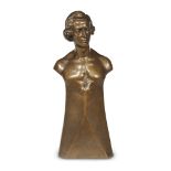 After Tadeusz Blotnicki (Polish, 1858-1928) Chopin, early 20th century Bronze, warm brown patina,