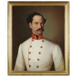 AUSTRIAN SCHOOL (19TH CENTURY) PORTRAIT OF ARTILLERY OFFICER JULIUS EDLER VON CHALAUPKA (1823-