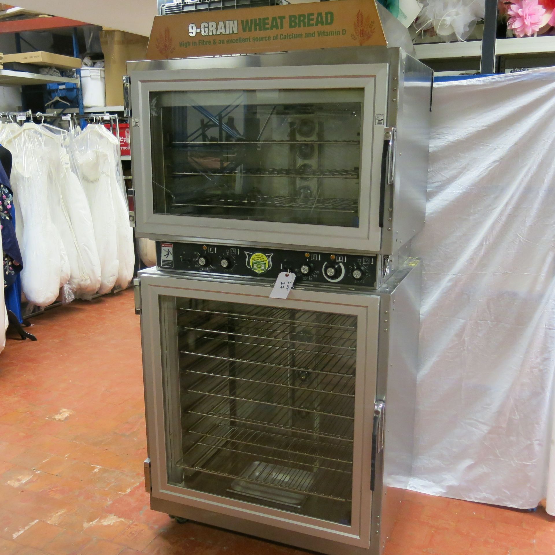 Duke Stainless Steel Commercial 3 Rack Bakery Oven (3 Phase), Model AHPO-618, S/N 30-JEJB-0194, Over