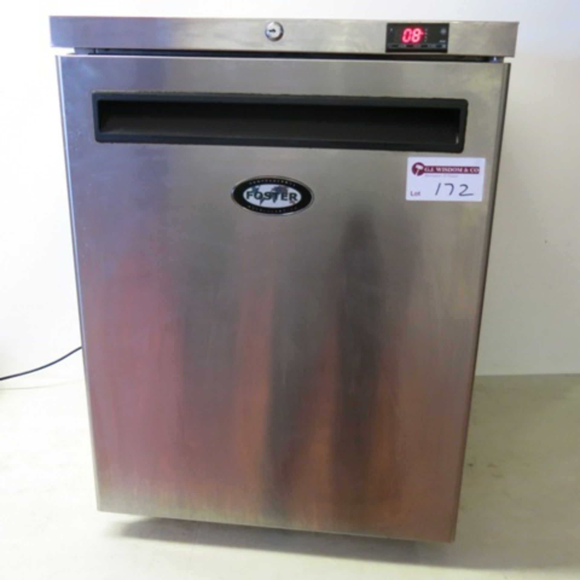 Foster Undercounter Stainless Steel Fridge, Model HR150-A