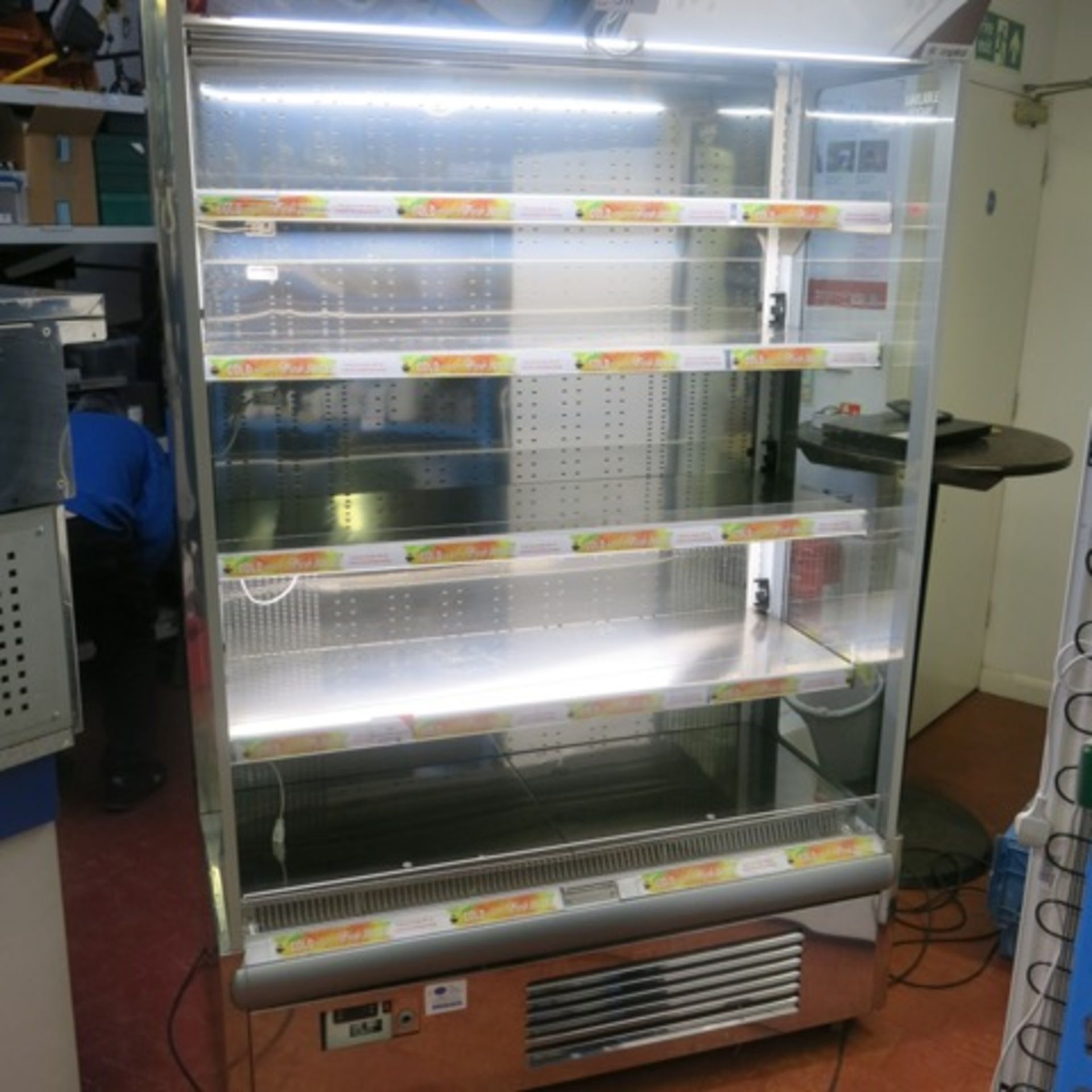 Capital Products Multideck Refrigerated Self Serve Stainless Steel Display Unit. Model Galaxy-SS-14.