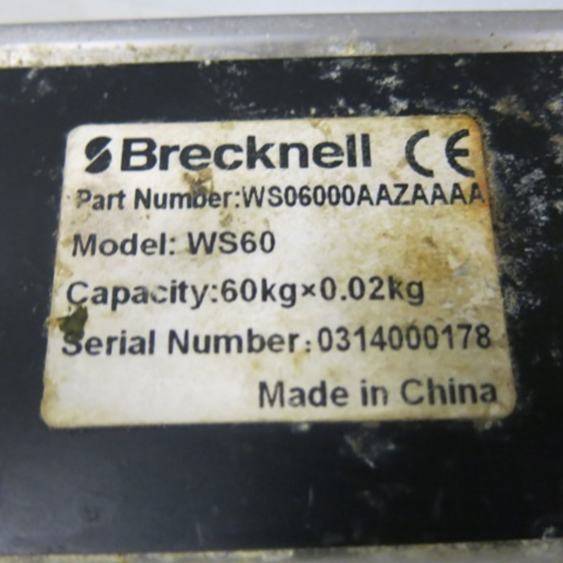 Salter Brecknell Electronic Parcel Scales, Model WS60 Up To 60kg Capacity. - Image 3 of 4