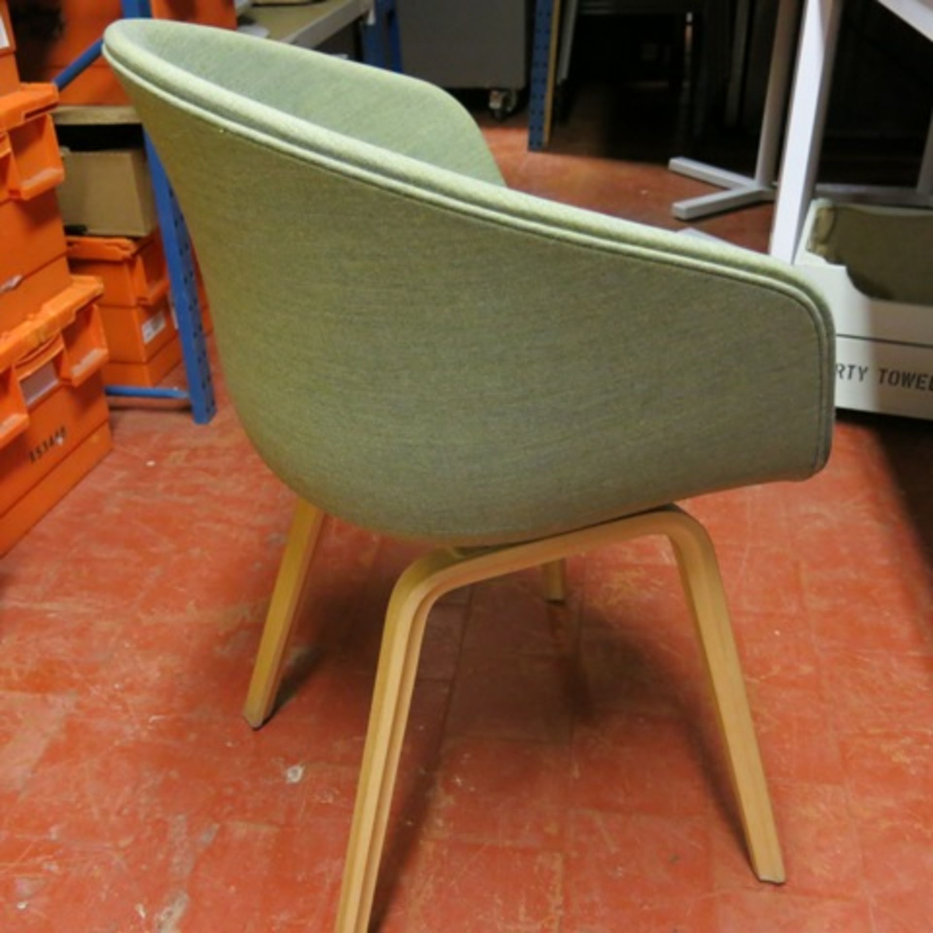Designer Style Lounge Chair (Believed to be a 'Hay' About A Chair Model AAC22), Bent Wood Oak - Image 4 of 6