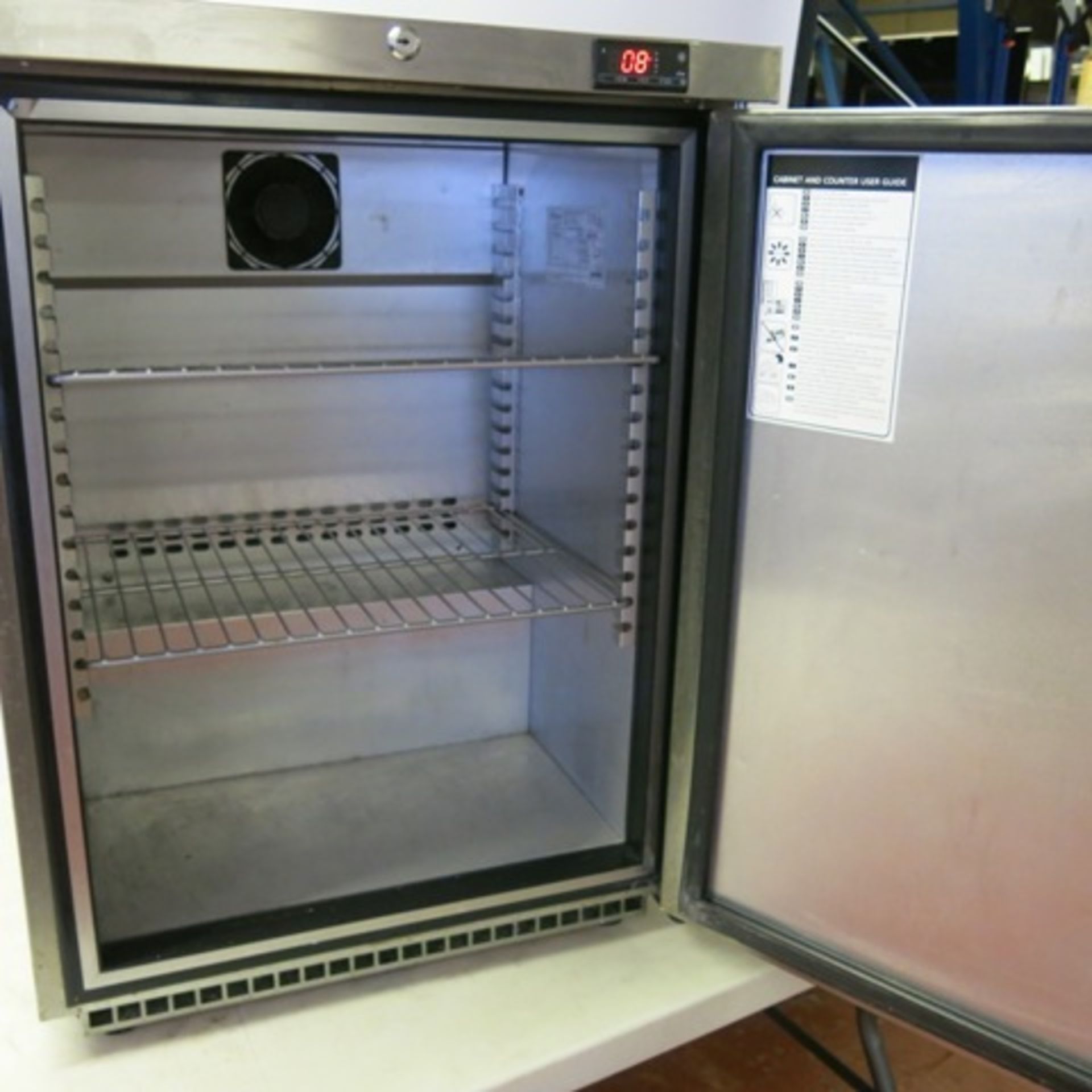 Foster Undercounter Stainless Steel Fridge, Model HR150-A - Image 3 of 5