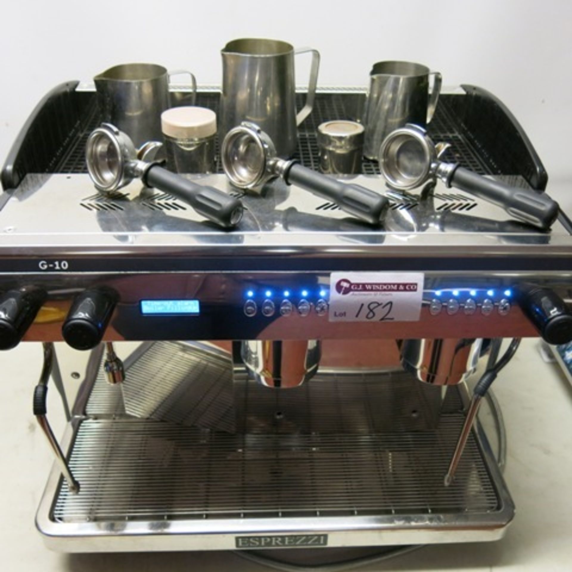 Esprezzi Ultra 2 Group Espresso Machine, Model G-10 with Attachments, Milk Jugs & WatchWater SP520 - Image 2 of 8