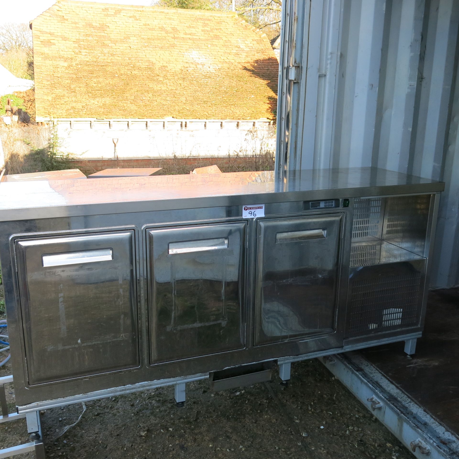 Stiltek 3 Door Polished Stainless Steel Under Bar Chiller Unit, Model B.BASSO 2003SPEISP55. Size ( - Image 9 of 9