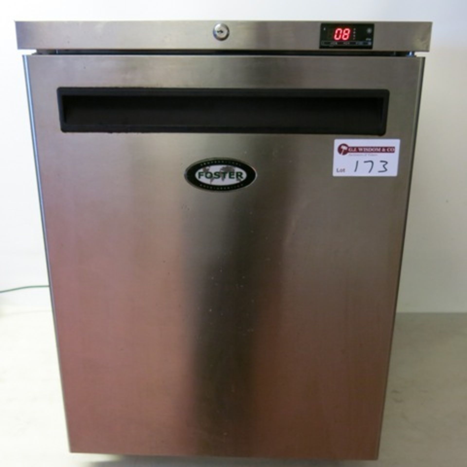 Foster Undercounter Stainless Steel Fridge, Model HR150-A