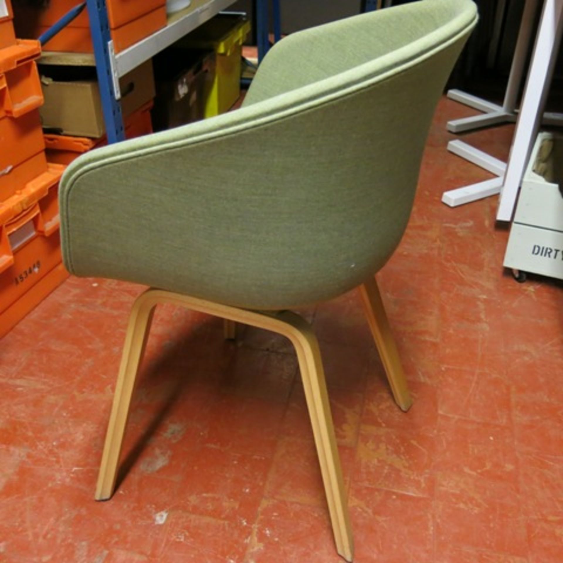 Designer Style Lounge Chair (Believed to be a 'Hay' About A Chair Model AAC22), Bent Wood Oak - Image 2 of 5