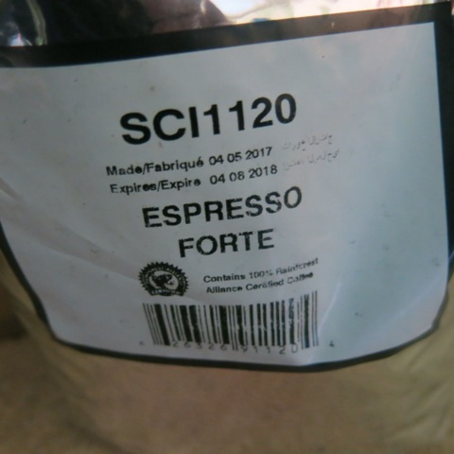 5 Boxes of 6 x 1kg Bags of Rainforest Alliance Certified Whole Bean Coffee to Include: 3 x Boxes - Image 3 of 4