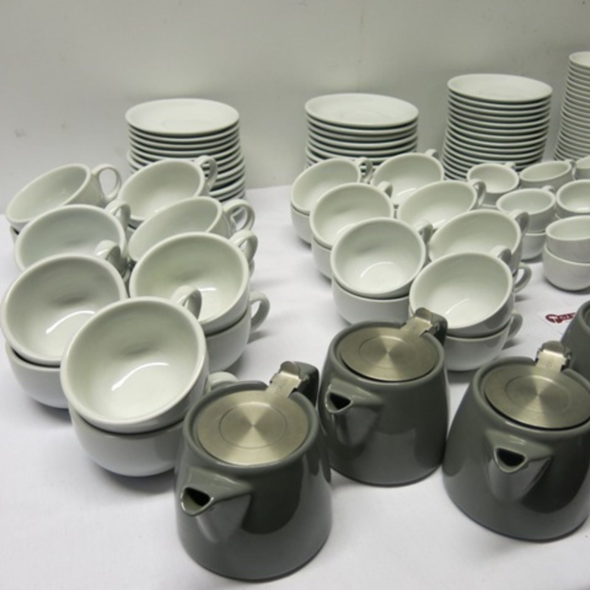 Large Quantity of Tea & Coffee Cup & Saucers with Teapots to Include: 7 x Forlife Teapots, 14 x - Image 2 of 10