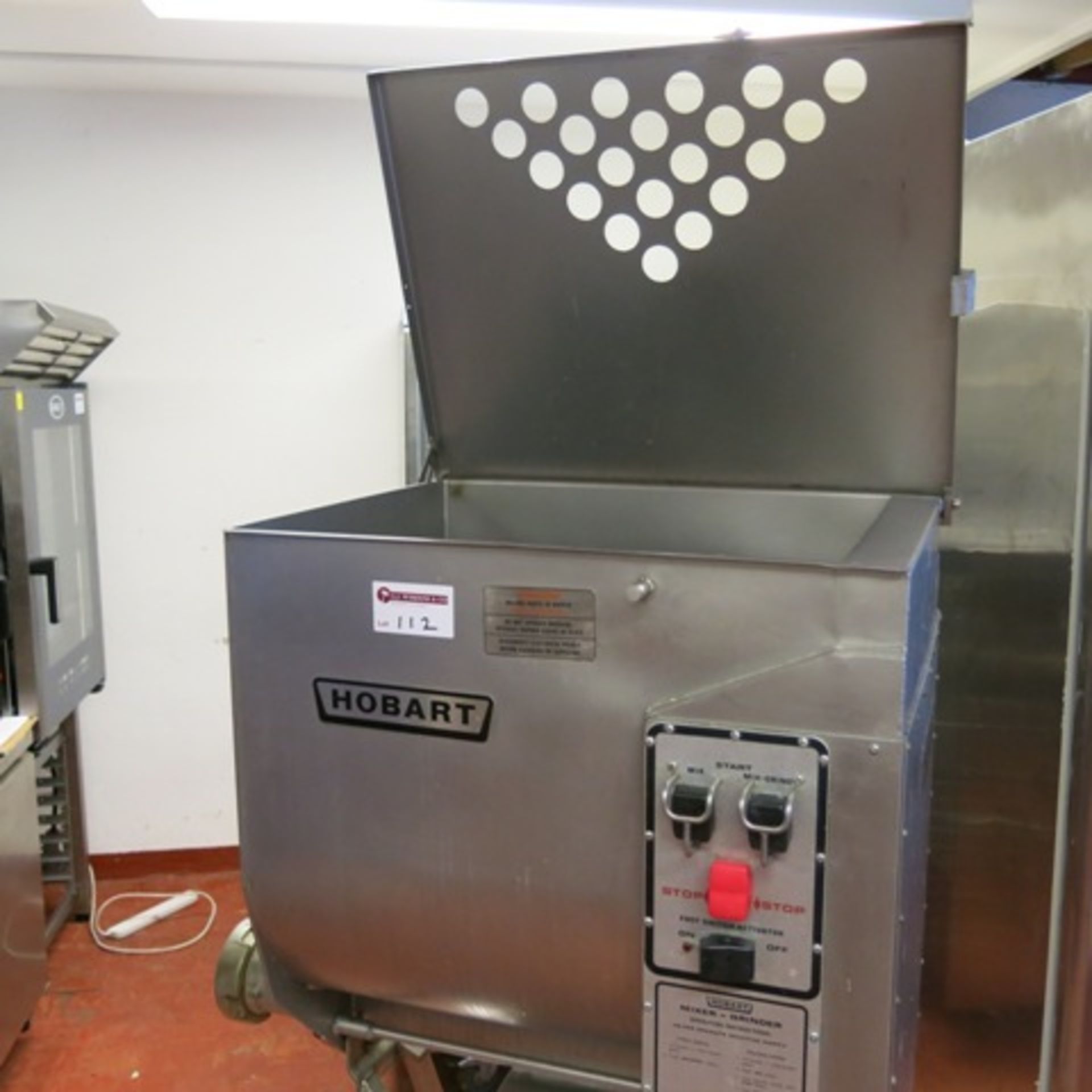 Hobart 4346 Commercial Mixer/Grinder on Frame & Castors, 3 Phase. Model 4346, S/N 27-028-654. With - Image 2 of 7