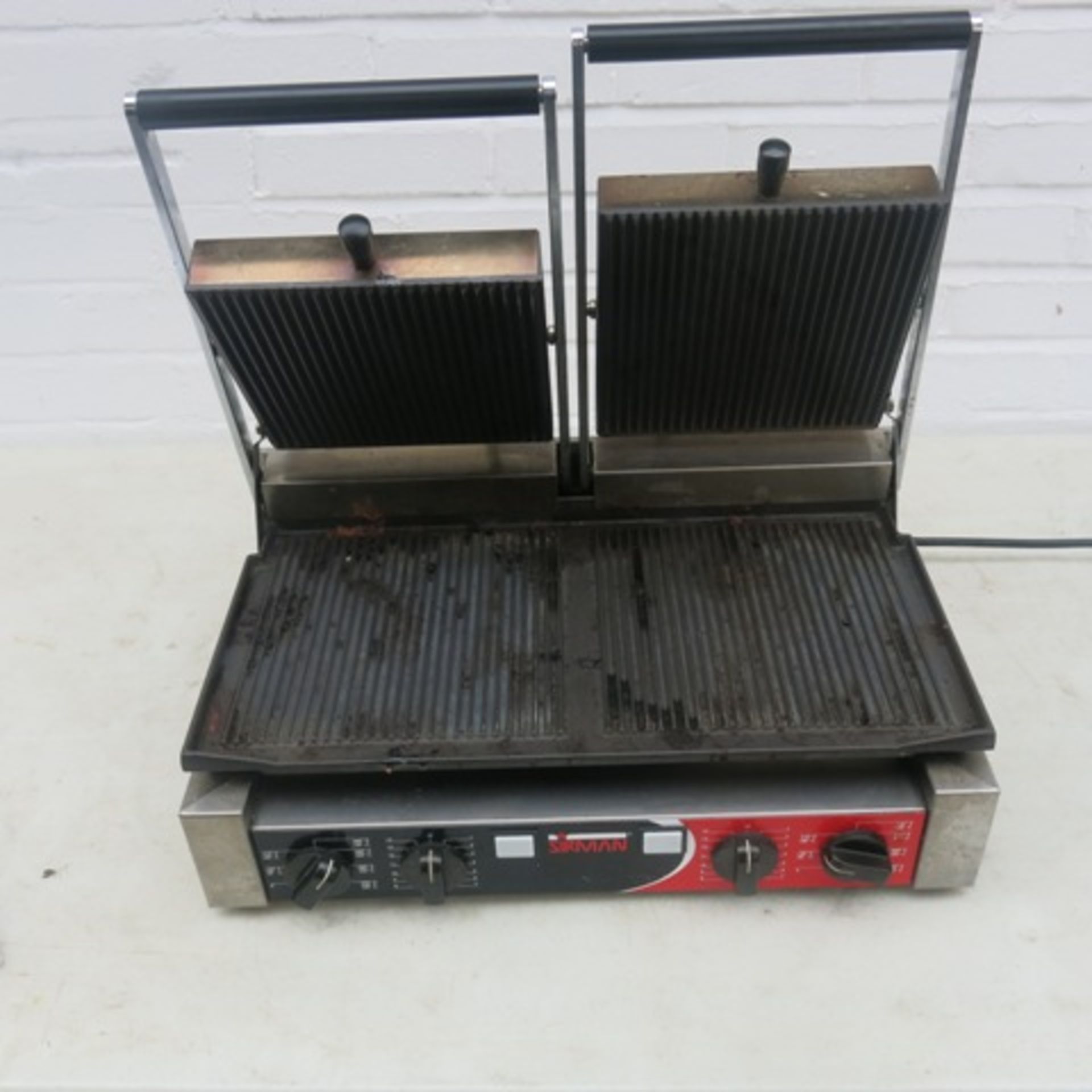 Sirman Stainless Steel Commercial Twin Panini Maker, Model PDRR/RR - Image 2 of 6