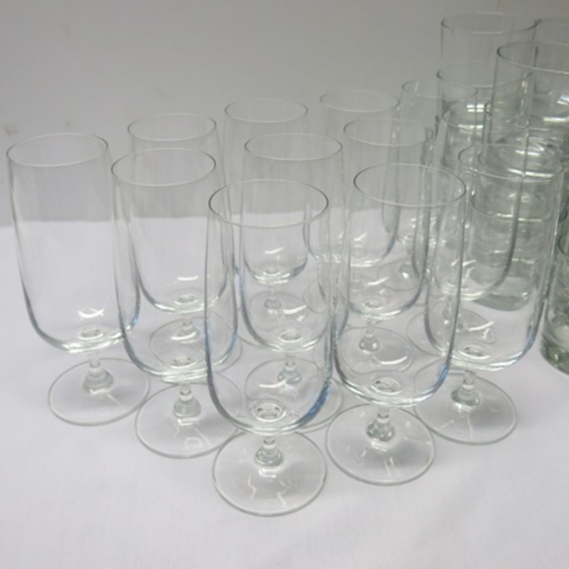 Lot of Restaurant Glasses to Include: 12 x Beer Glasses, 15 x Large Glasses & 31 x Tumbler Glasses - Image 2 of 5