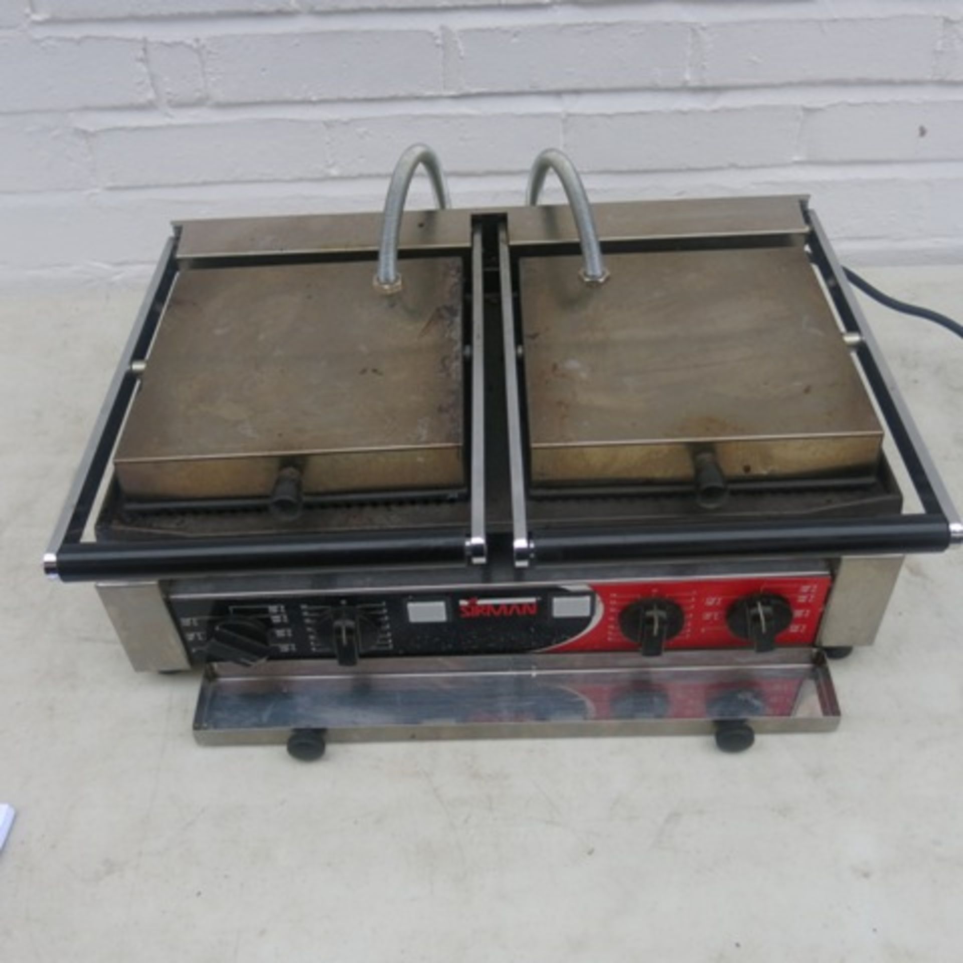Sirman Stainless Steel Commercial Twin Panini Maker, Model PDRR/RR. Comes with Instruction Manual - Image 4 of 6