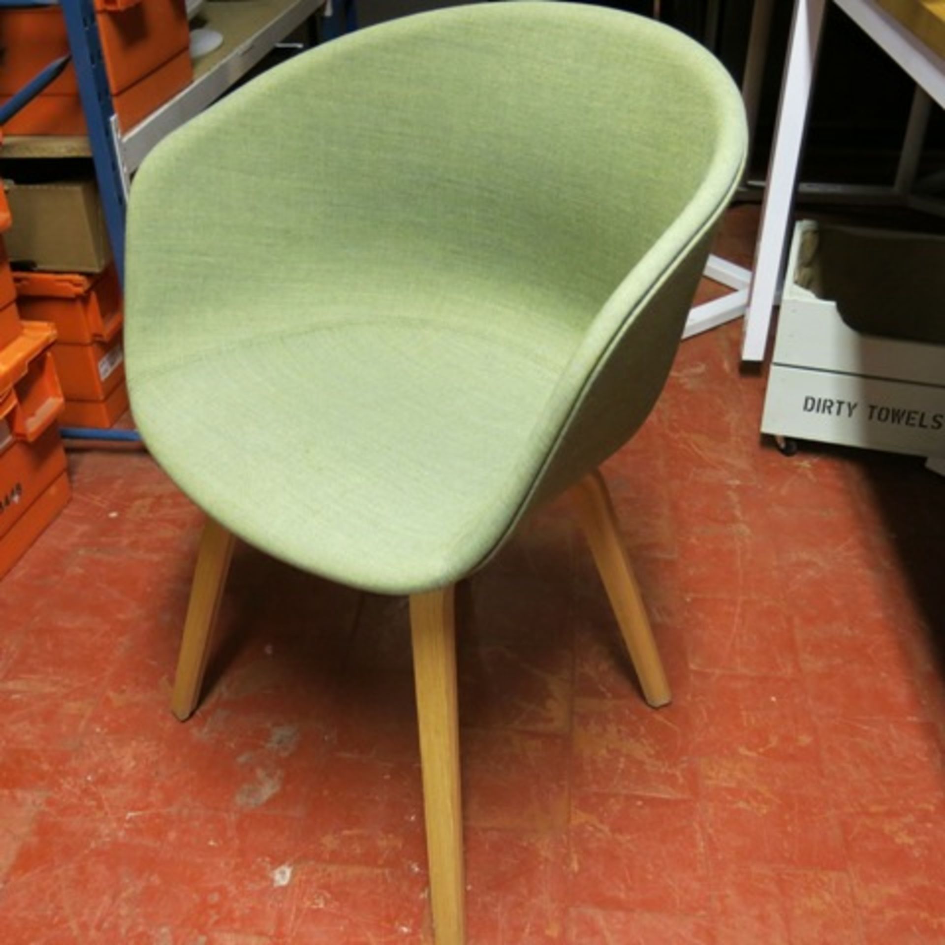 Designer Style Lounge Chair (Believed to be a 'Hay' About A Chair Model AAC22), Bent Wood Oak