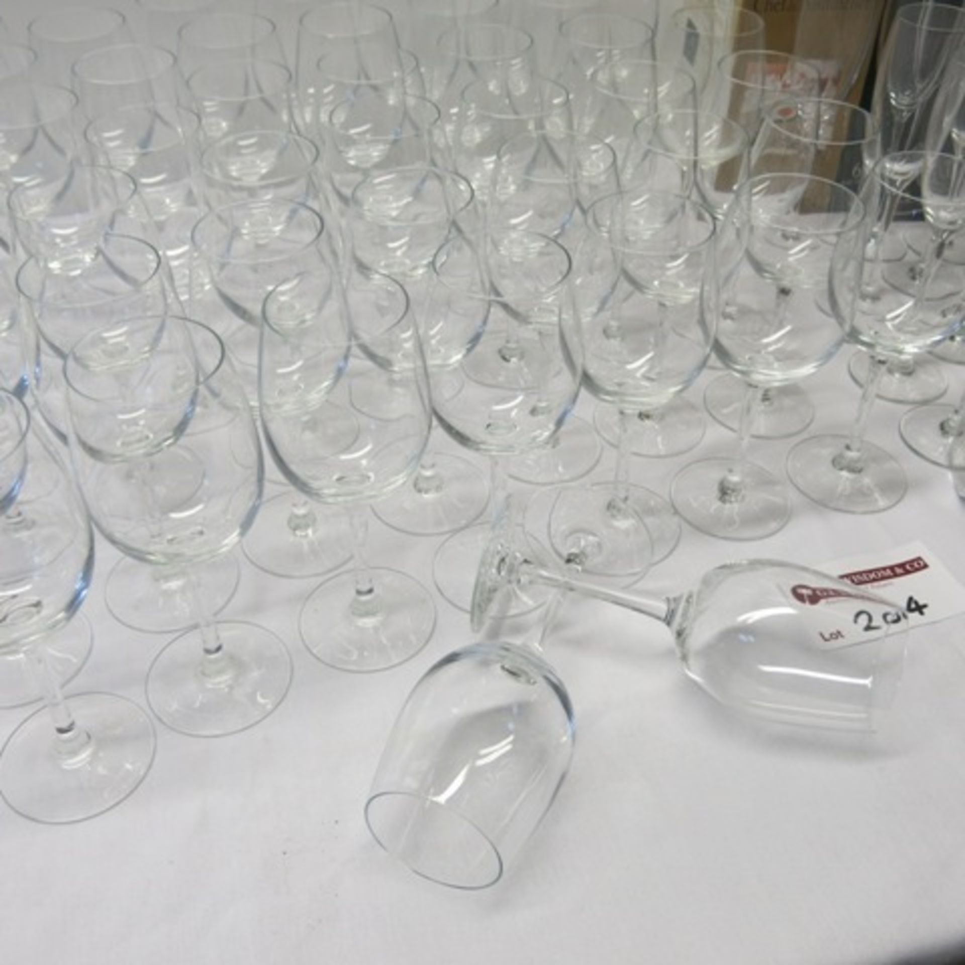 Lot of Chef & Sommelier Glasses to Include: 21 x Champagne Flutes & 45 x Wine Glasses - Image 2 of 3