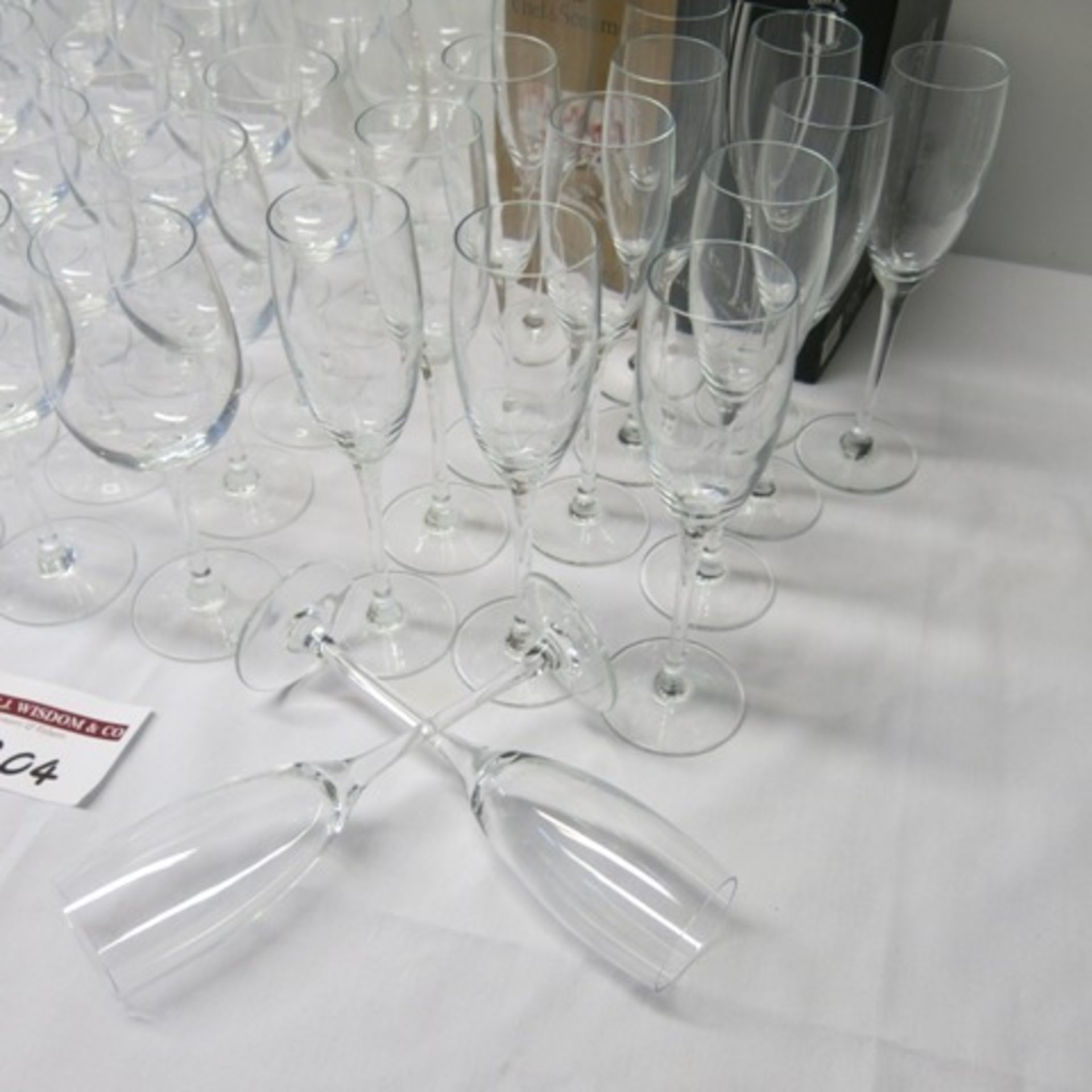 Lot of Chef & Sommelier Glasses to Include: 21 x Champagne Flutes & 45 x Wine Glasses - Image 3 of 3