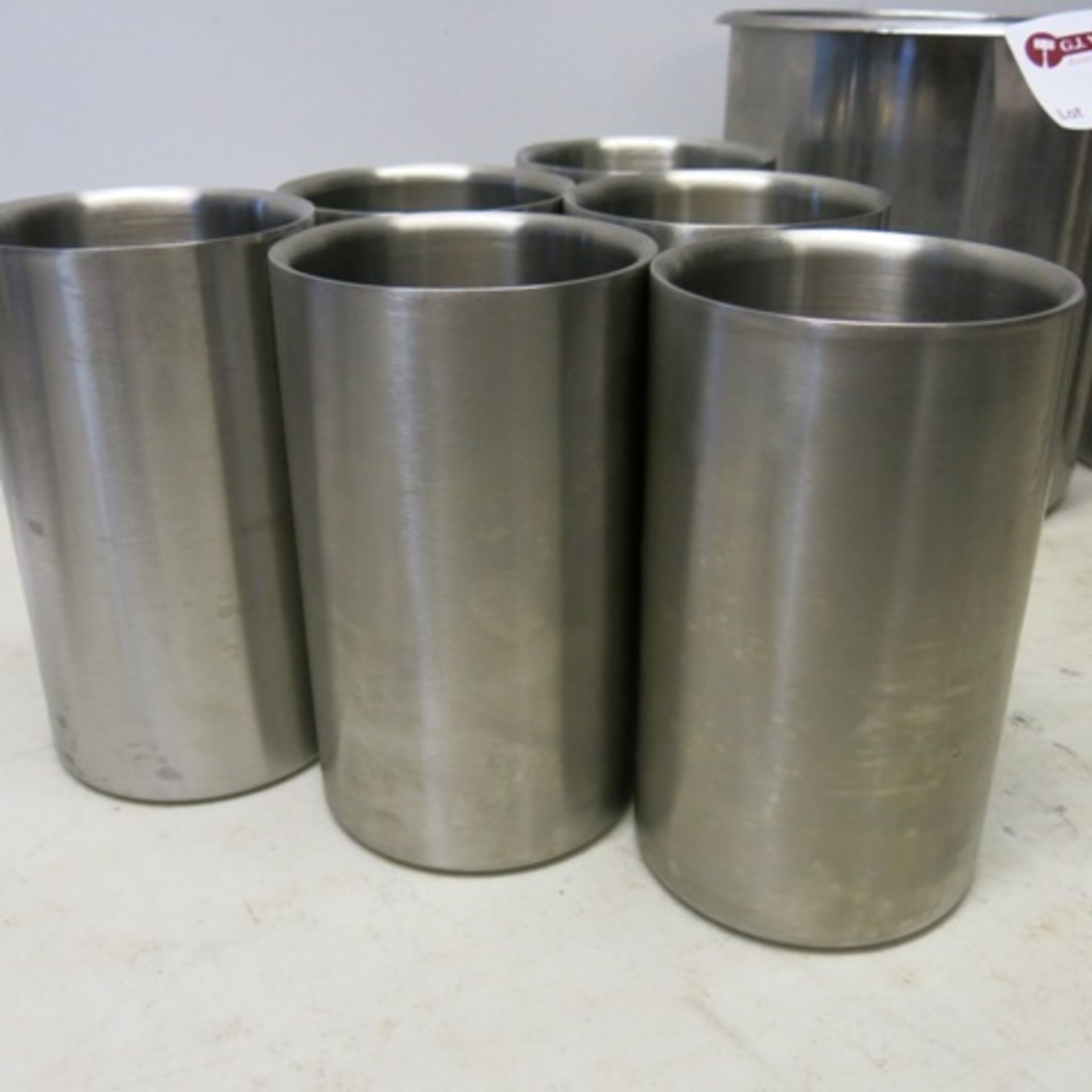 12 x Olympia Stainless Steel Wine Coolers & 1 x Large Ice Bucket - Image 3 of 4