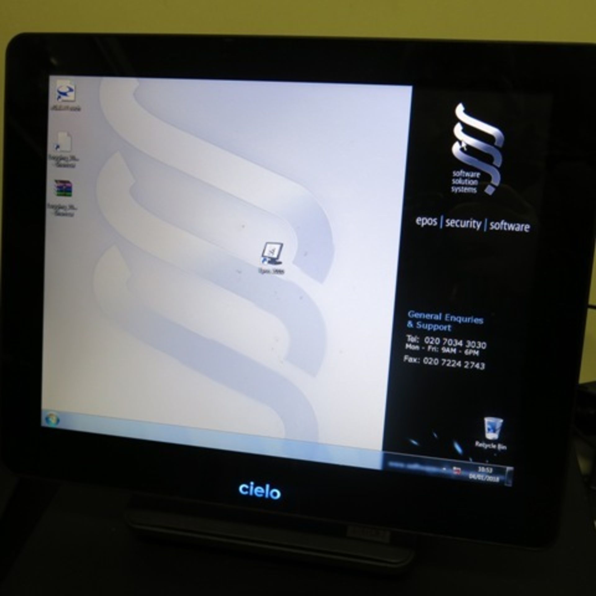 Epos System to Include: 2 x Cielo PX150 Panel PC Touch Screen Displays, Windows Embedded Standard. - Bild 7 aus 9