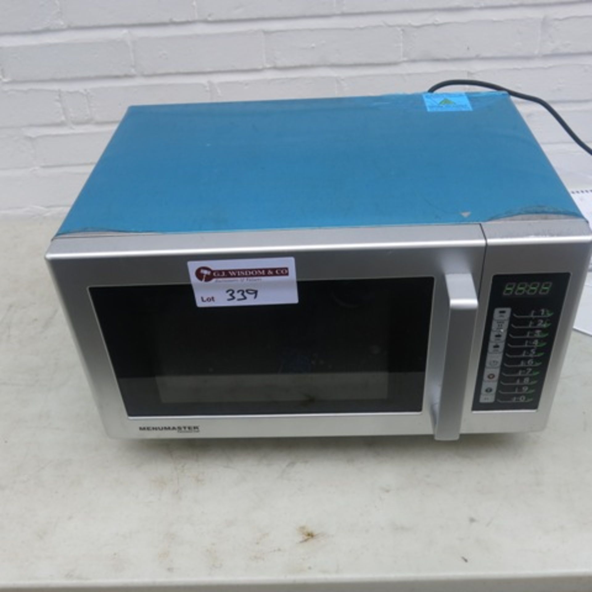 Menumaster Commercial 1550w Microwave, Model RM5510TS