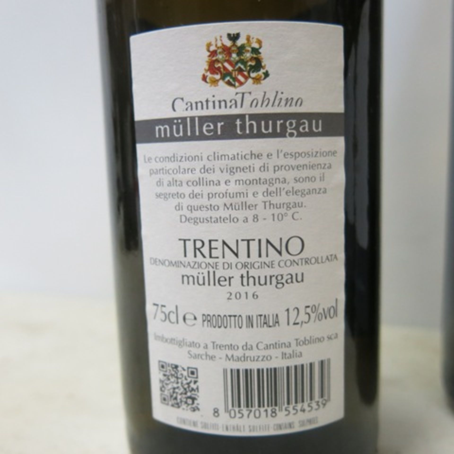 6 x Bottles of Cantina Toblino Muller Thurgau White Wine, Year 2016. Total RRP £80.00 - Image 3 of 3