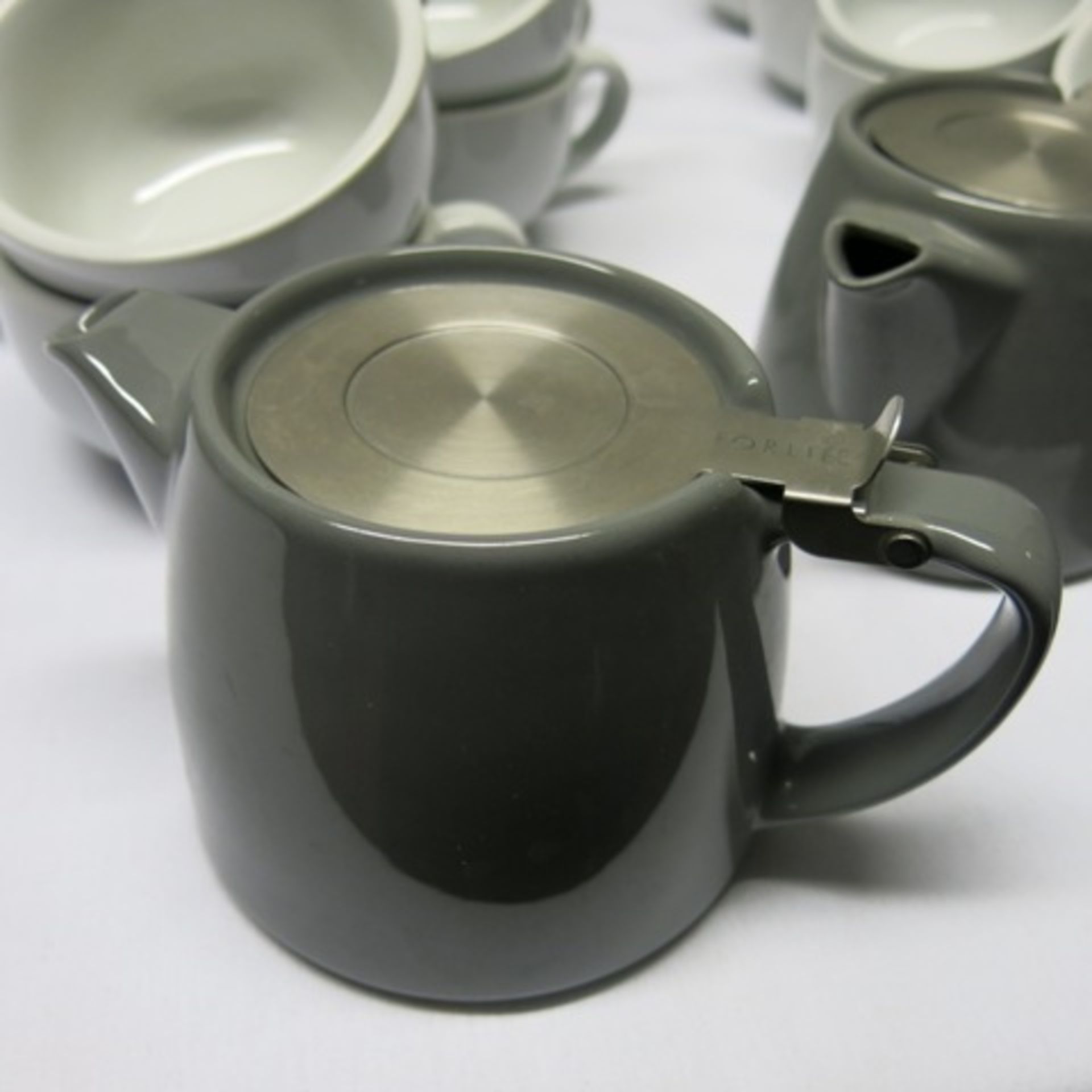 Large Quantity of Tea & Coffee Cup & Saucers with Teapots to Include: 7 x Forlife Teapots, 14 x - Image 8 of 10
