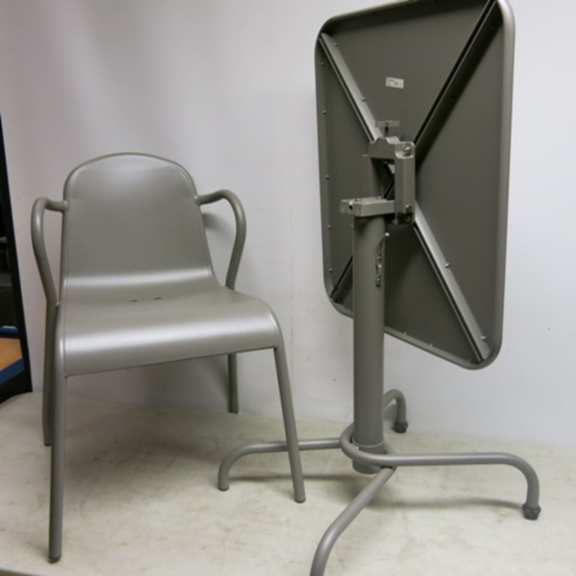 Ikea Tunholmen (188859) Outdoor Lightweight Metal Folding Table & 2 Matching Chairs. Rustproof - Image 3 of 5