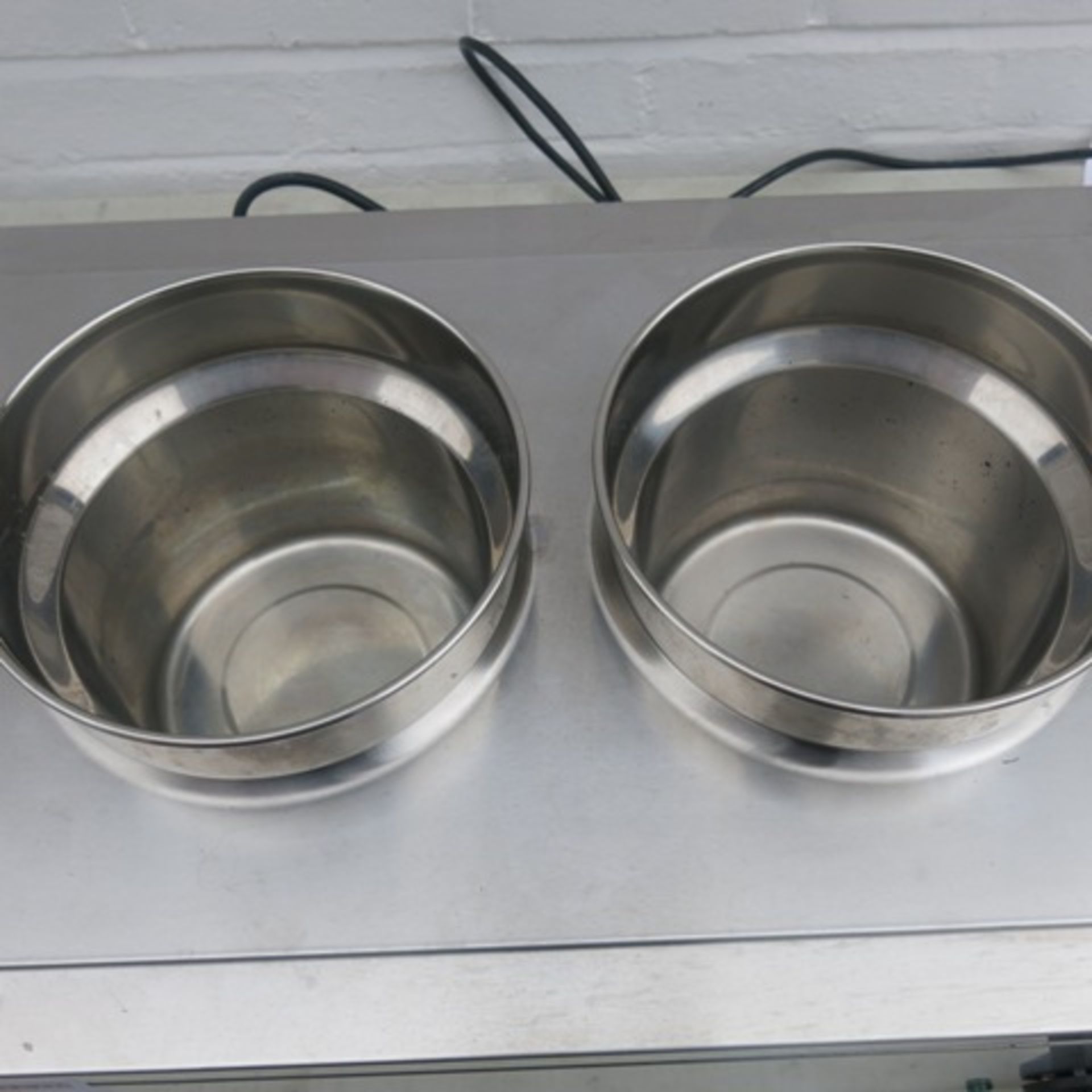 Lincat Counter Top Electric Bain Marie, Model LRB2W. Comes with 2 Round Pots - Image 4 of 6