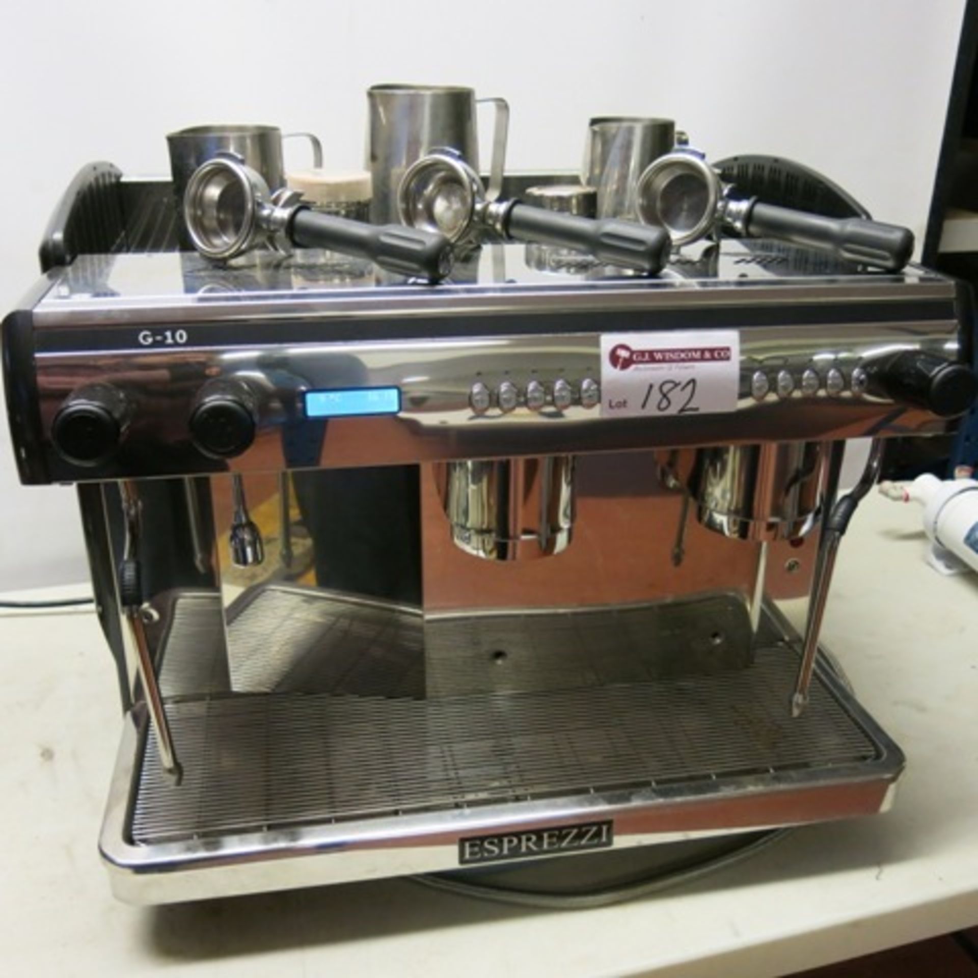 Esprezzi Ultra 2 Group Espresso Machine, Model G-10 with Attachments, Milk Jugs & WatchWater SP520 - Image 8 of 8