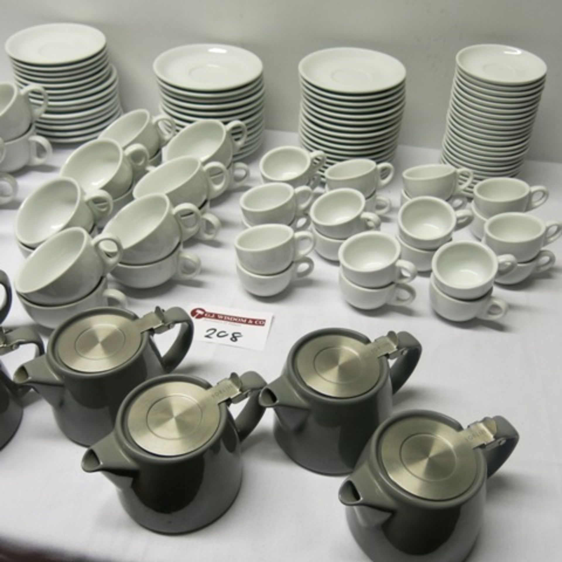 Large Quantity of Tea & Coffee Cup & Saucers with Teapots to Include: 7 x Forlife Teapots, 14 x - Image 3 of 10