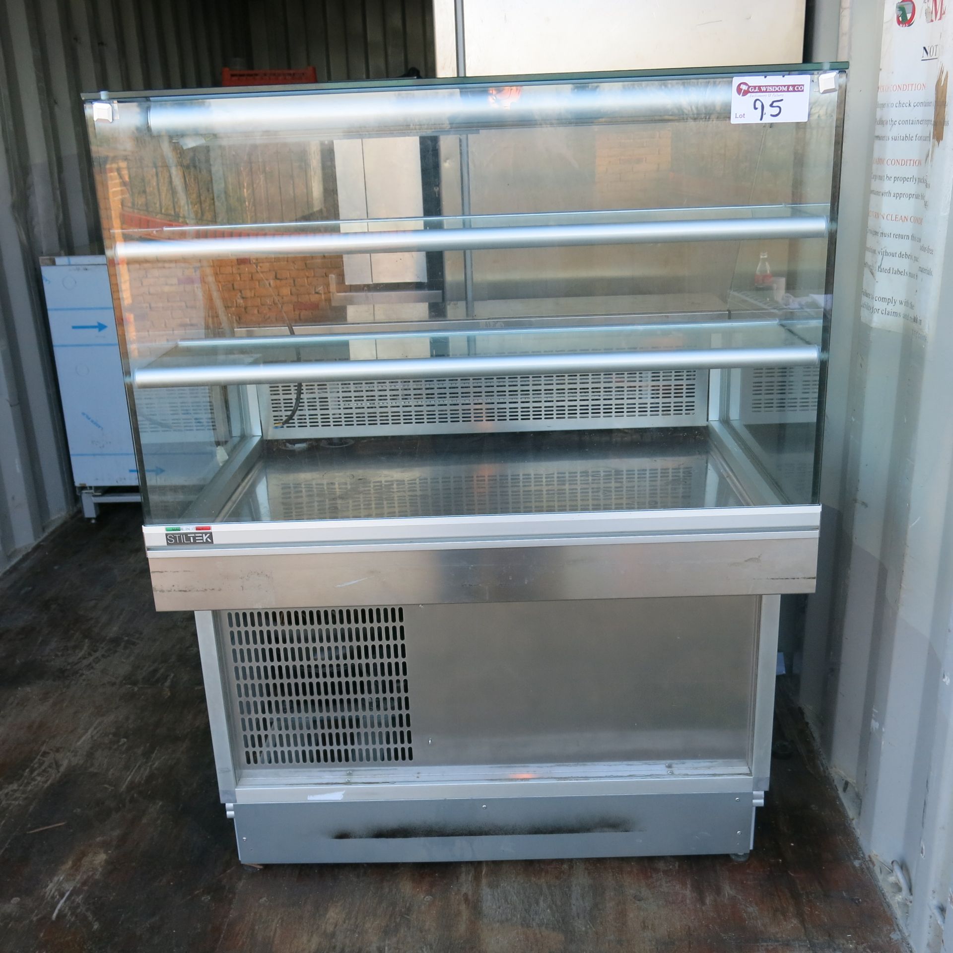 Stiltek Illuminated Glass Fronted Refrigerated Display Chiller, Model VETRINA FREDDA 100. Comes with - Image 6 of 6