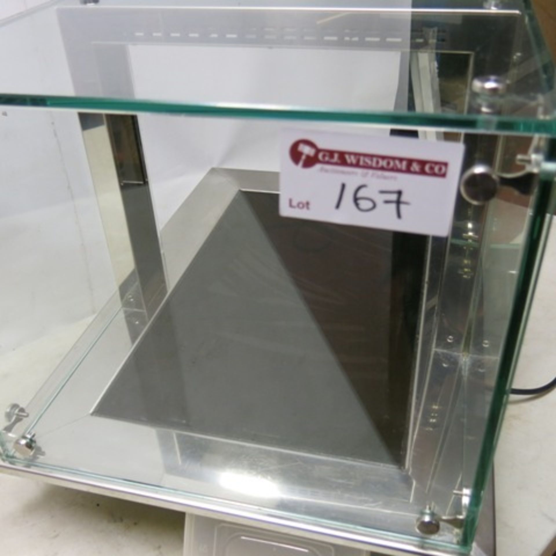 Cafecounters Heated Cerran Drop-In Hotplate in Glass Display Surround with Digital Display, Model - Image 4 of 7