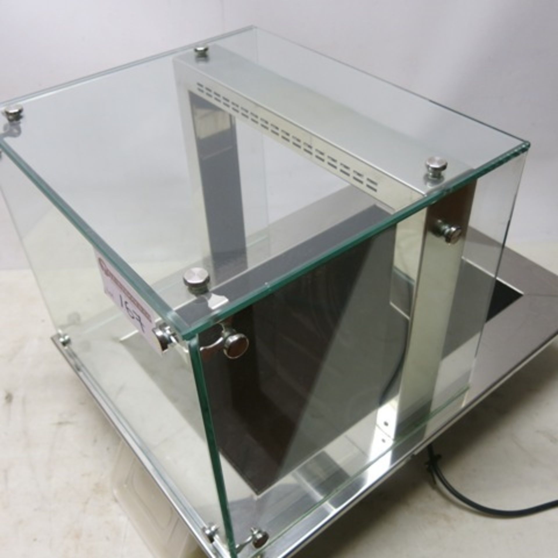 Cafecounters Heated Cerran Drop-In Hotplate in Glass Display Surround with Digital Display, Model - Image 3 of 7