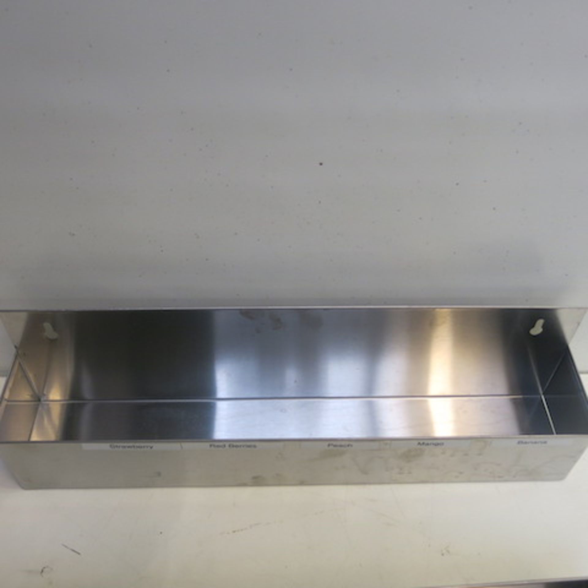 3 x Stainless Steel Wall Mounted Trays & 1 x Stainless Steel Order Holder - Image 4 of 4