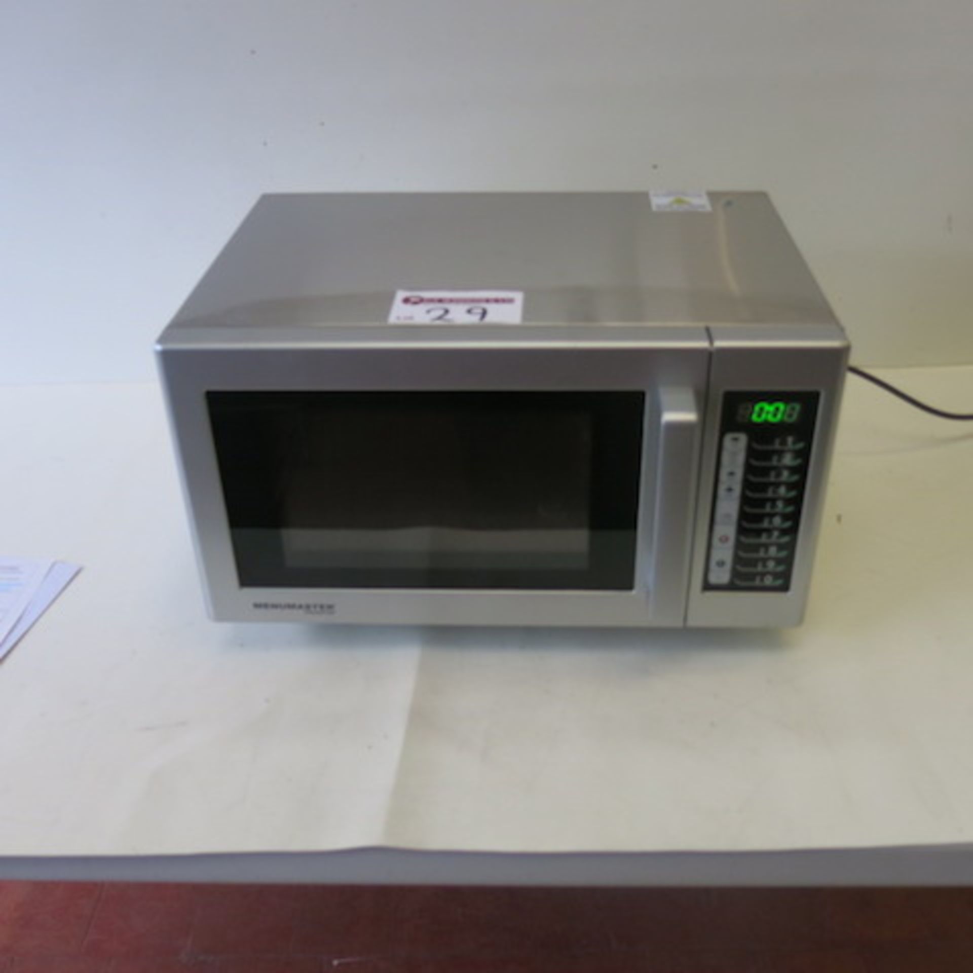 Menumaster Commercial 1550w Microwave, Model RMS510TS