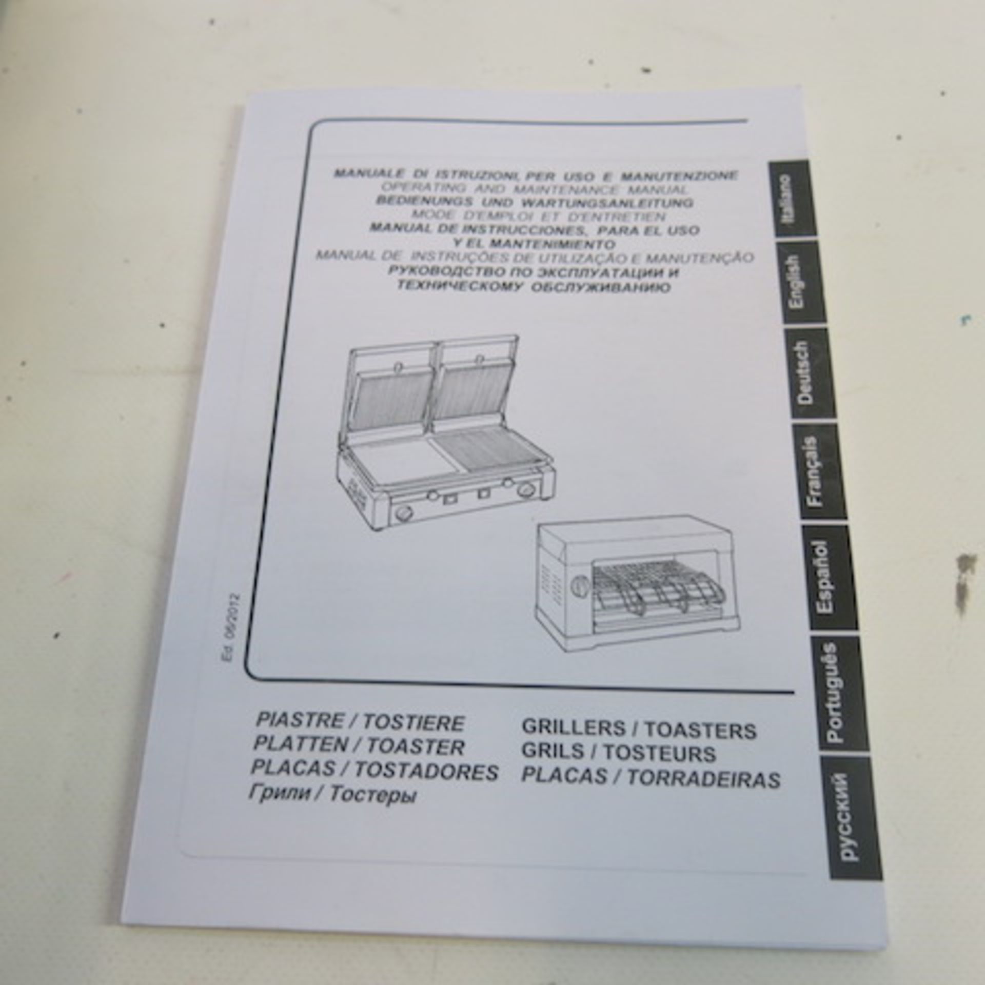 Sirman Stainless Steel Commercial Twin Panini Maker, Model PDRR/RR. Comes with Instruction Manual - Image 2 of 5