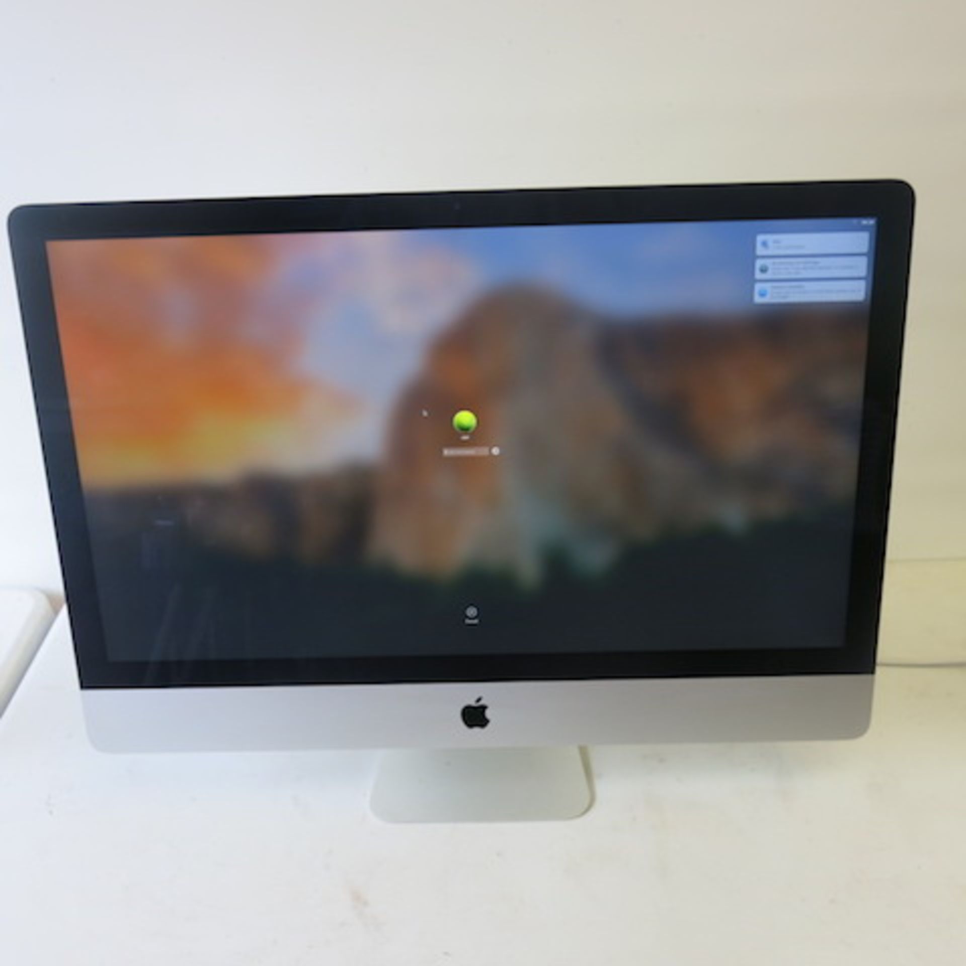 Apple 27" iMac, 2560x1440 Display, Model A419. Mac OS Sierra. Intel Core i5 @ 3.2Ghz, 16GB RAM. - Image 3 of 8