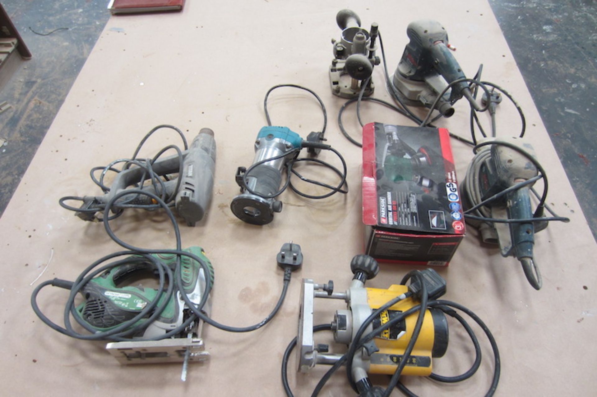 11 Items of Electric Power Tools (As Photographed).