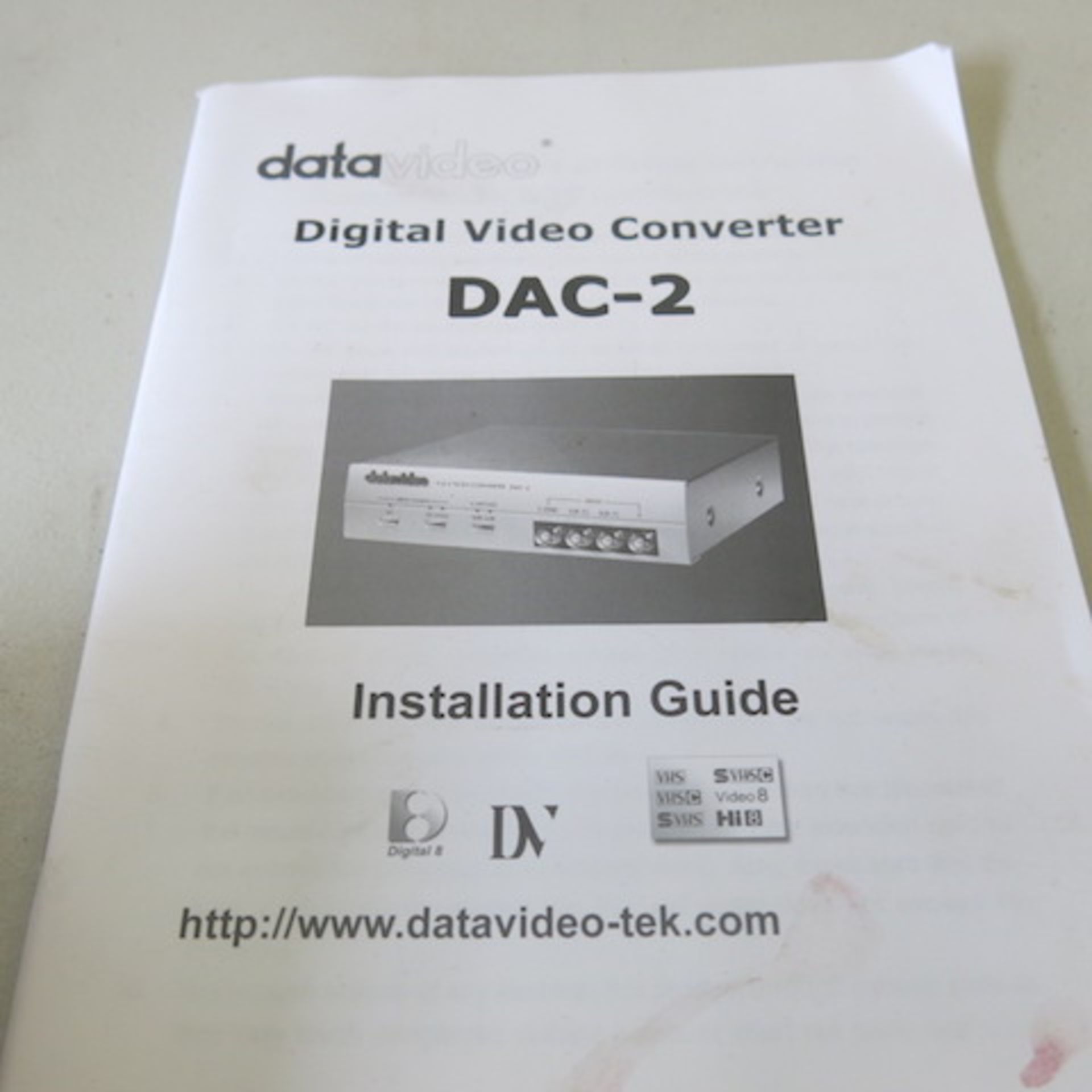Datavideo Y.U.V TO DV Converter DAC-2 & Datavideo DV-Analog A/V Converter DAC-1, with Instruction - Image 4 of 5