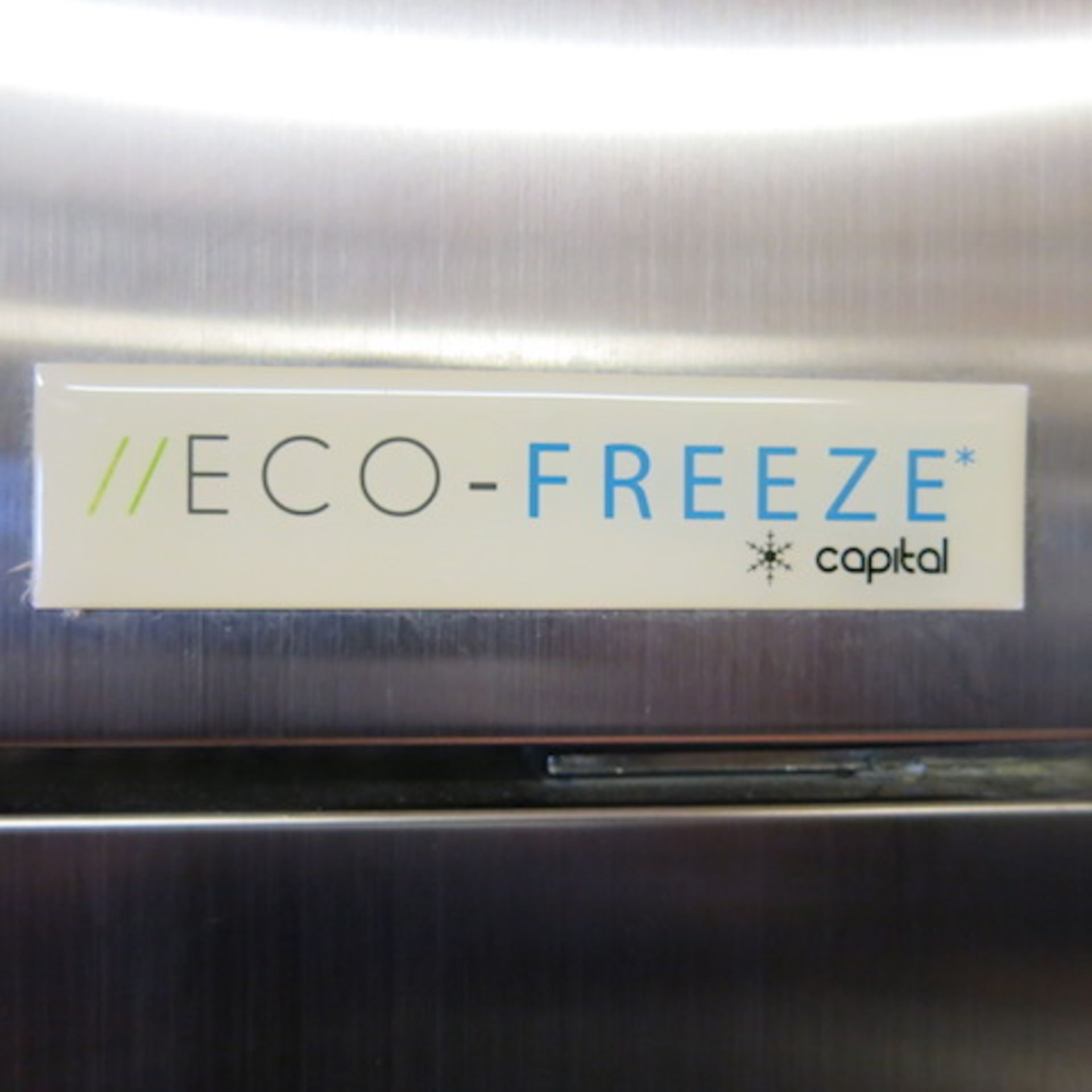 Capital Eco-Freeze Stainless Steel Single Door Upright Freezer, Model Omega 600l. Size (H)200 x (D) - Image 3 of 6