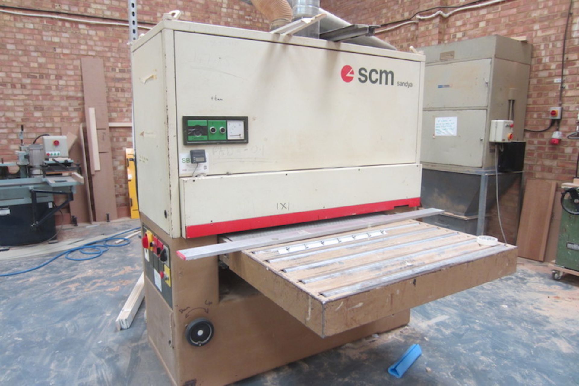 SCM Sandya 1.1m Drum Sander, Model CL11 K RT S/N-CO2996. Viewing & Collection Available by - Image 2 of 6