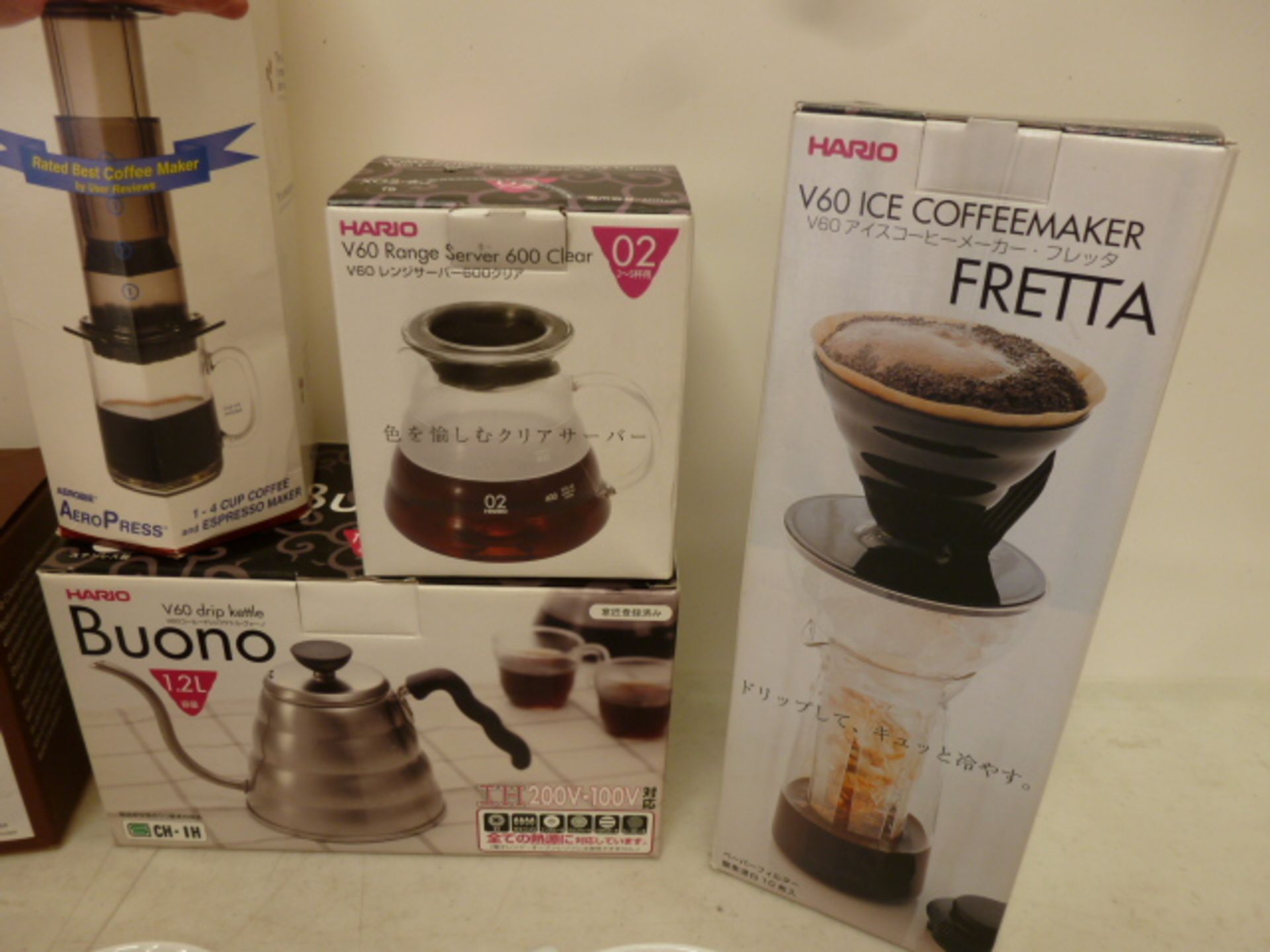 Lot to Include 5 x Boxed Coffee Making Equipment & 5 Other Items to Include:- Hario V60 Ice Coffee - Image 2 of 4