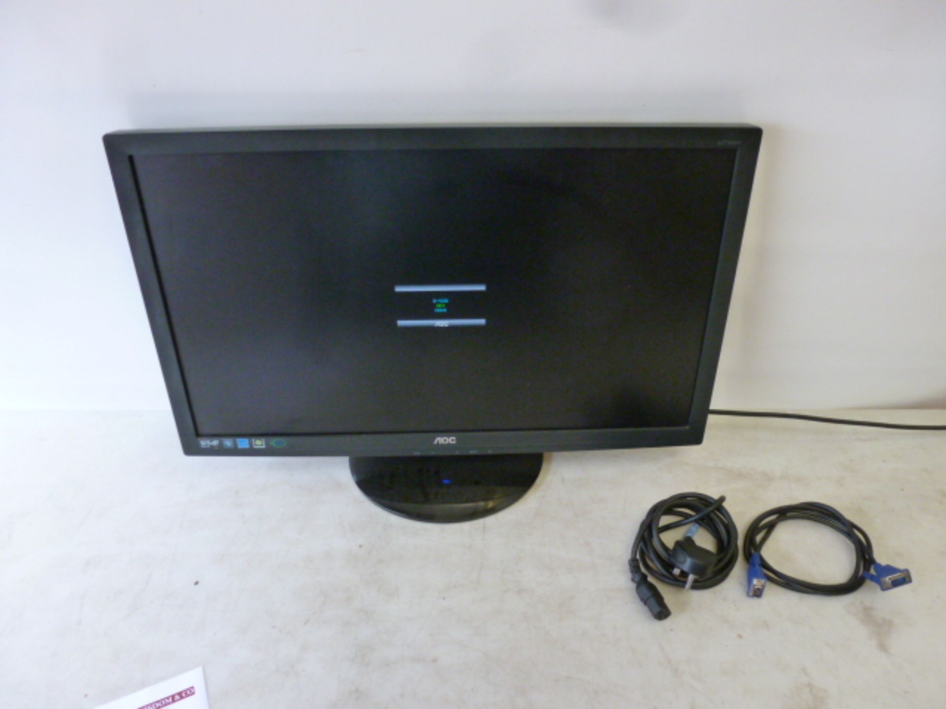 AOC 27" LCD Monitor, Model E2795VH. Comes with Power Supply & VGA Cable