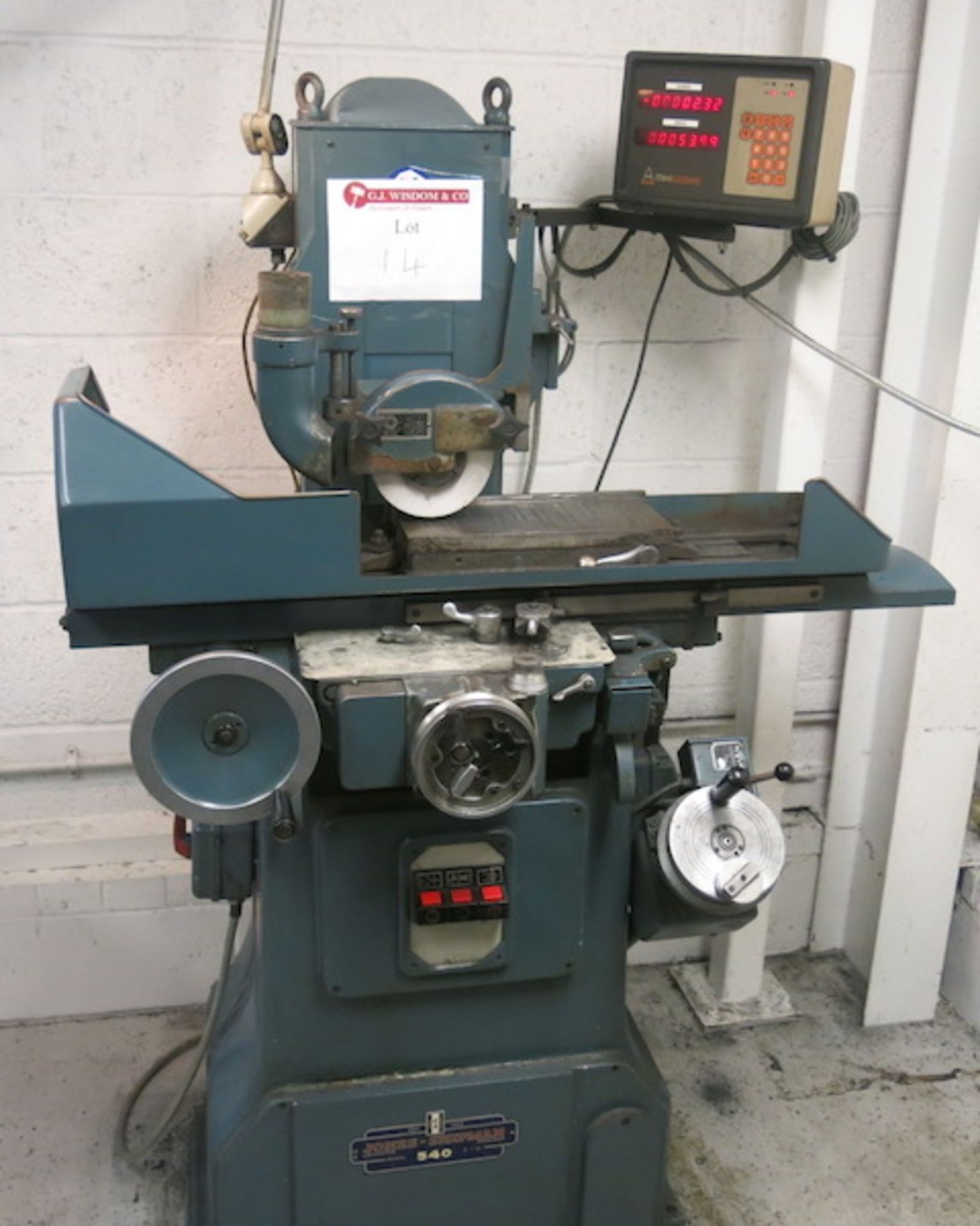 Jones & Shipman 540, 6" x 18" Surface Grinder with Mag Chuck, Digital Display/Controls and - Image 17 of 17