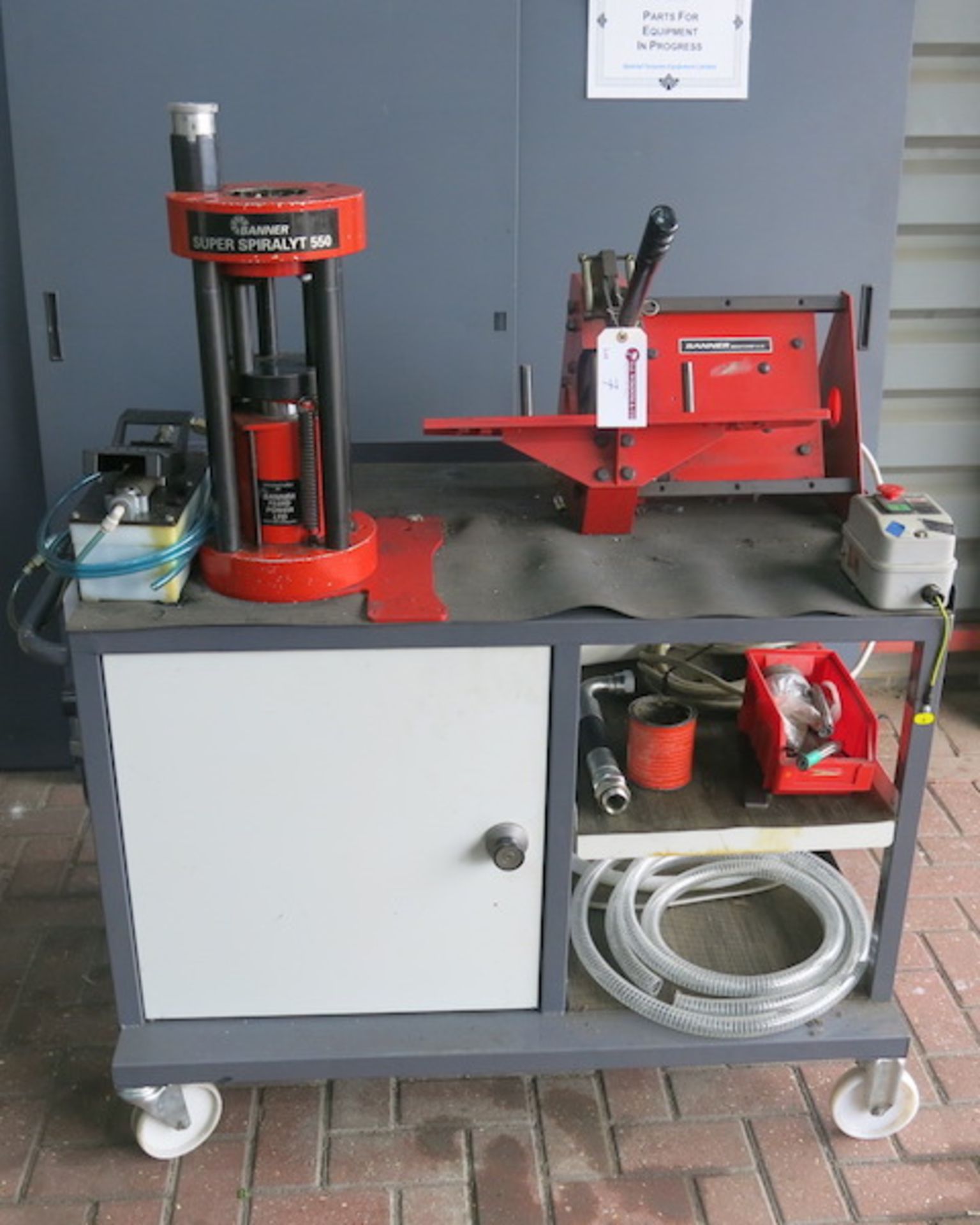 Banner Super Spiralyte 550 Hydraulic Pipe Fitting Swaging/Crimper