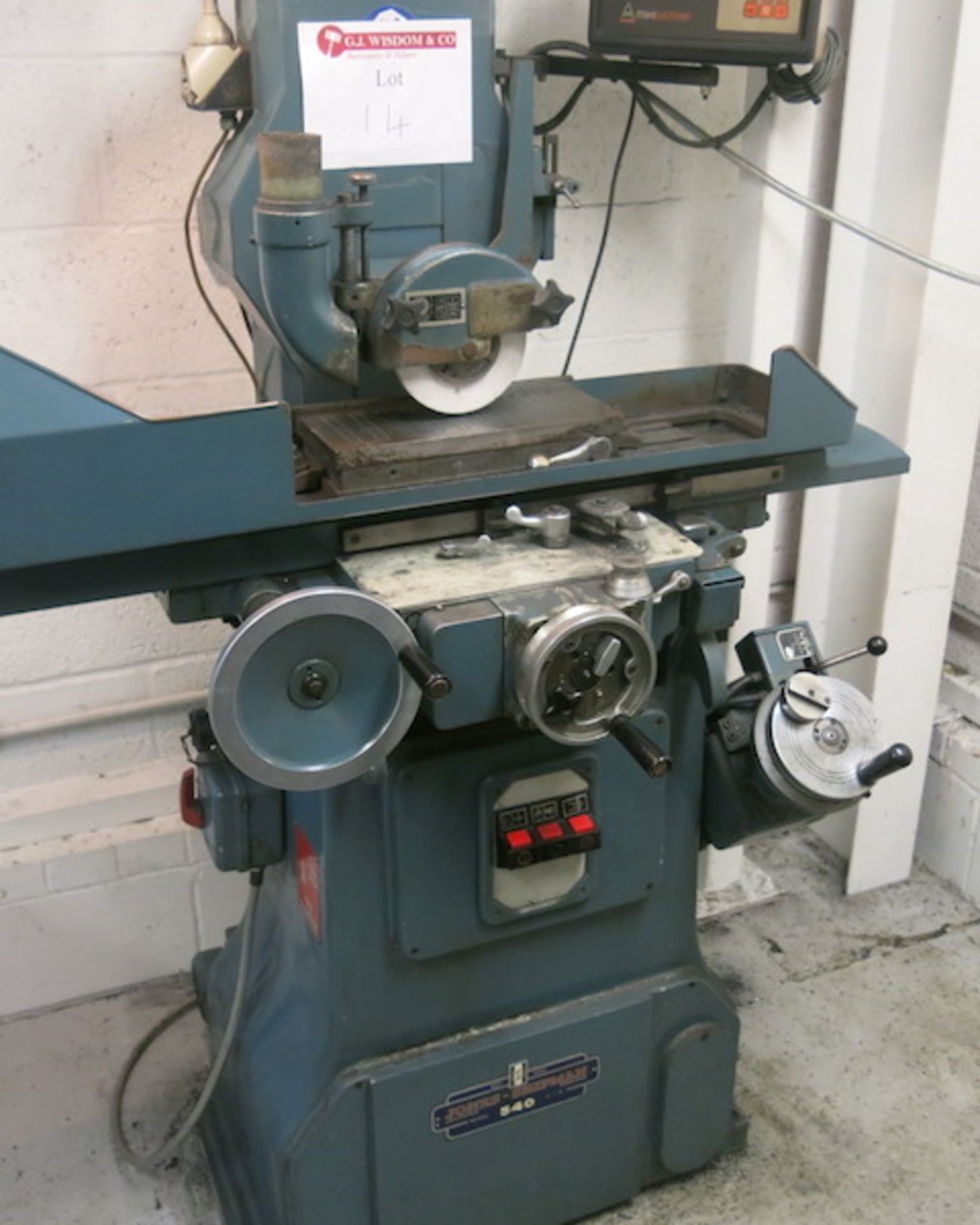 Jones & Shipman 540, 6" x 18" Surface Grinder with Mag Chuck, Digital Display/Controls and - Image 3 of 17