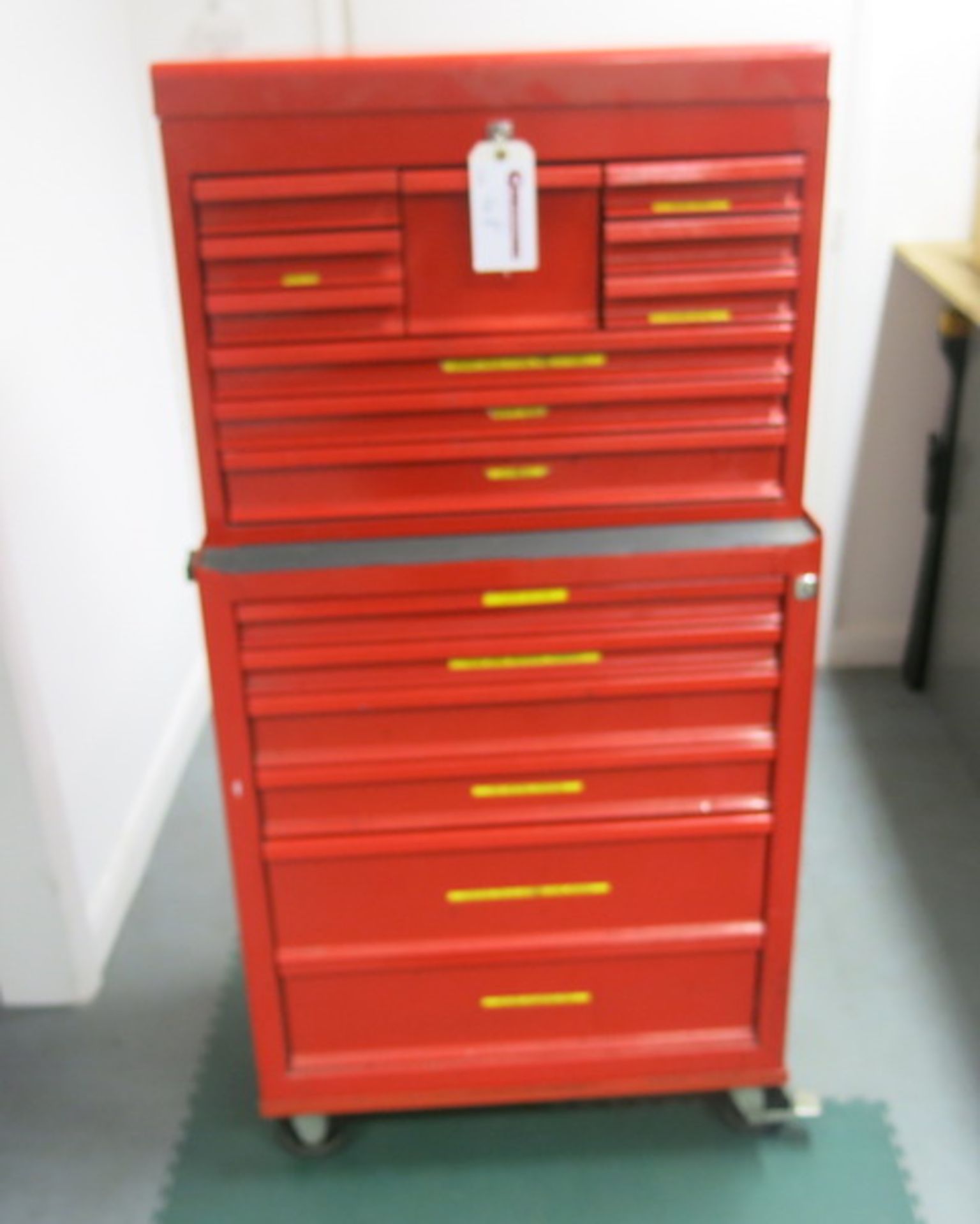 Mobile Mechanics Style 6 Drawer Tool Cabinet with 10 Drawer Cabinet on Top. Complete with Tools & - Image 20 of 20