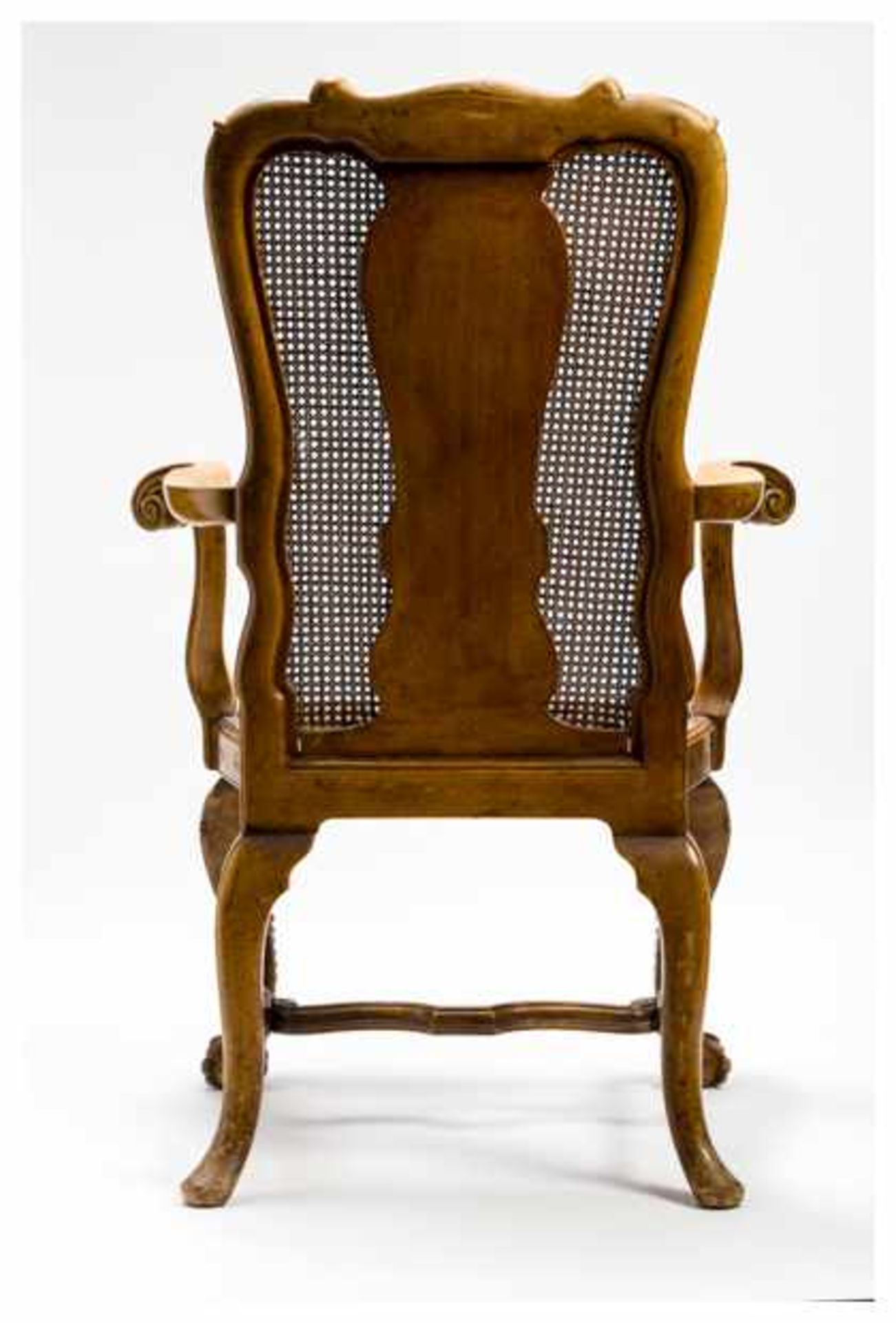 A CHINOISERIE ARMCHAIR Wood, lacquer and bamboo. China, 19th centuryAn elegant Chinoiserie - Bild 5 aus 9