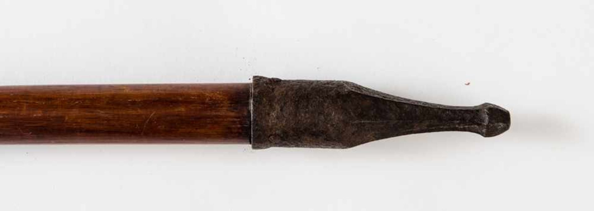 A YARI SPEAR Wood, steel, bronze, bone, copper. Japan, Edo periodComprising of a blade of typical - Image 6 of 6